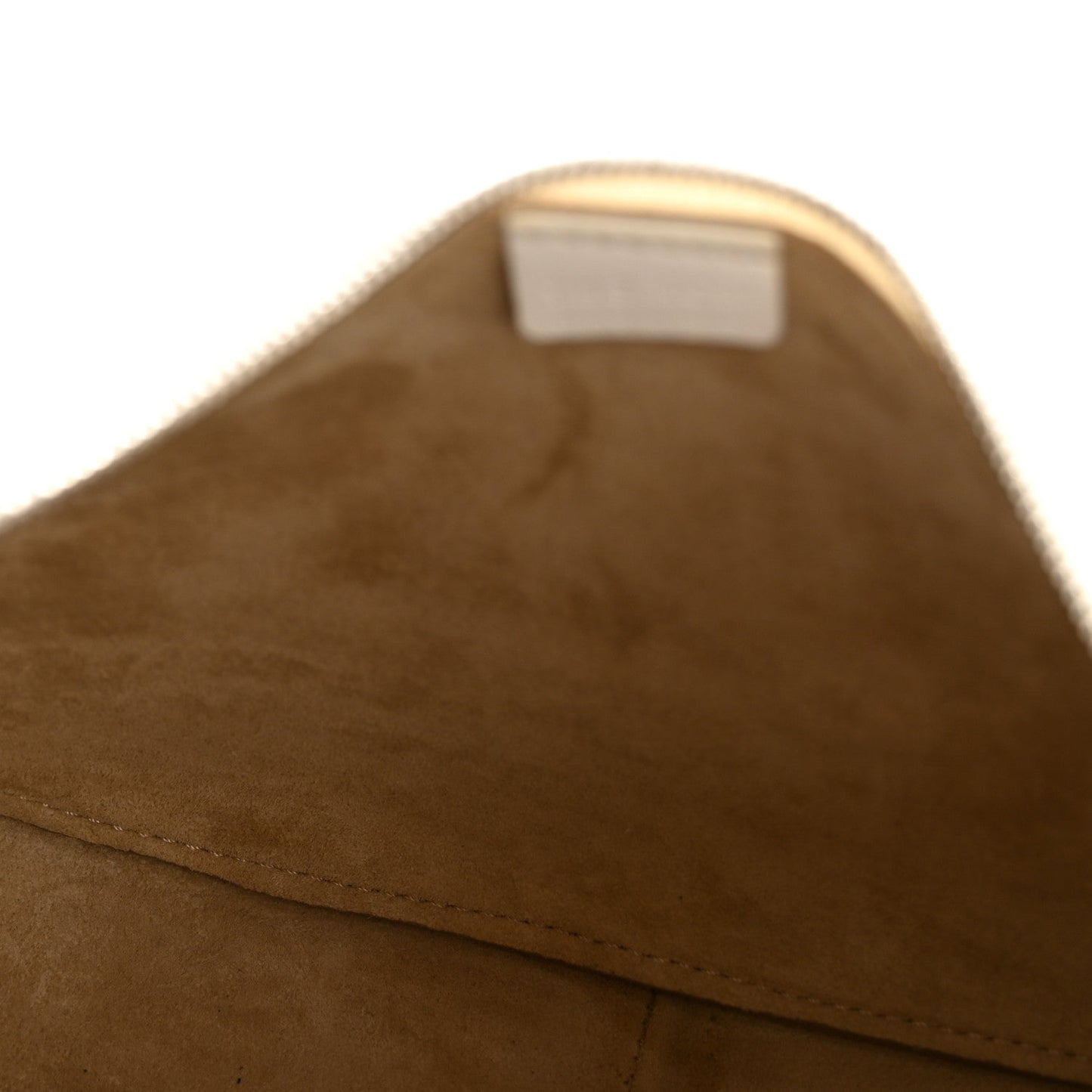 Smooth Calfskin Half Moon Shoulder Bag New Ivory