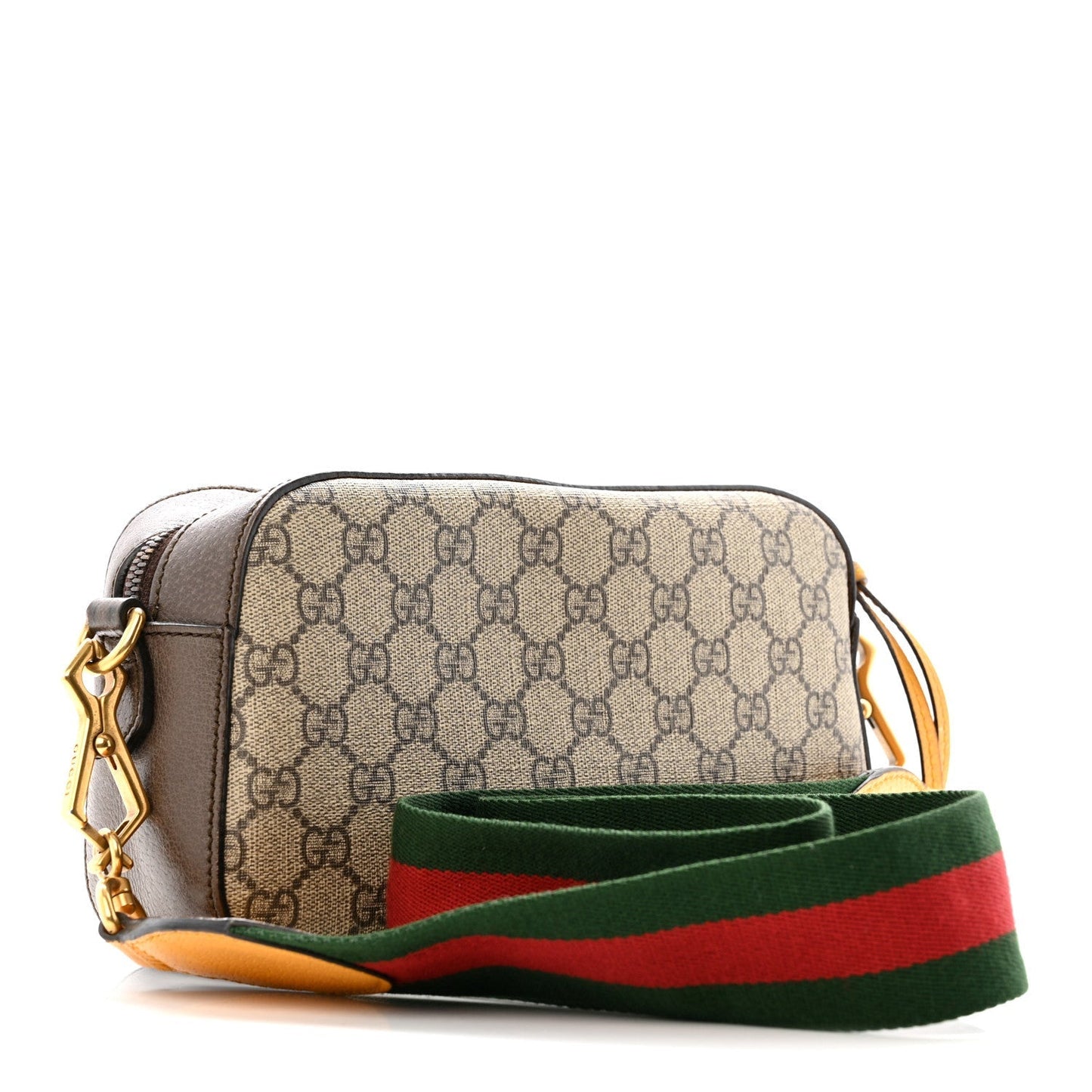 GG Supreme Monogram Web Neo Vintage Shoulder Bag Beige New Acero Crop