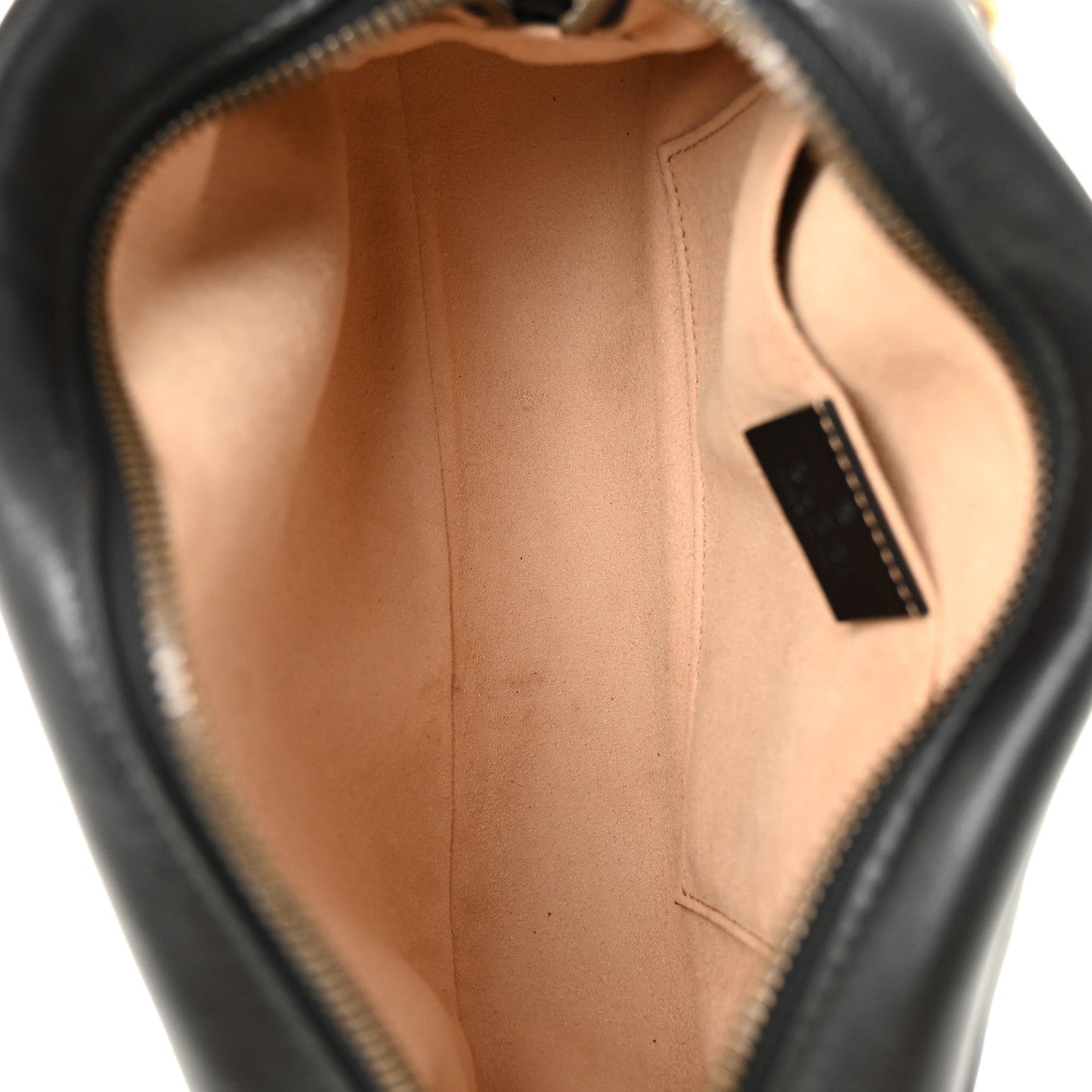 Calfskin Matelasse Small GG Marmont Chain Shoulder Bag Black