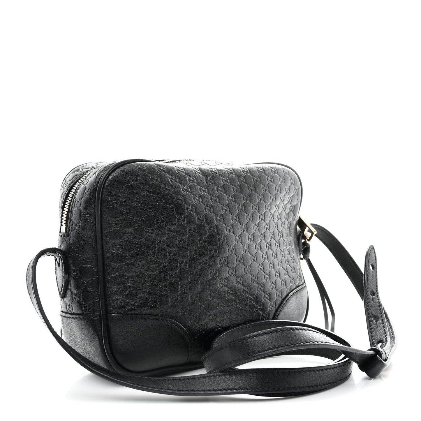Microguccissima Mini Bree Messenger Bag Black