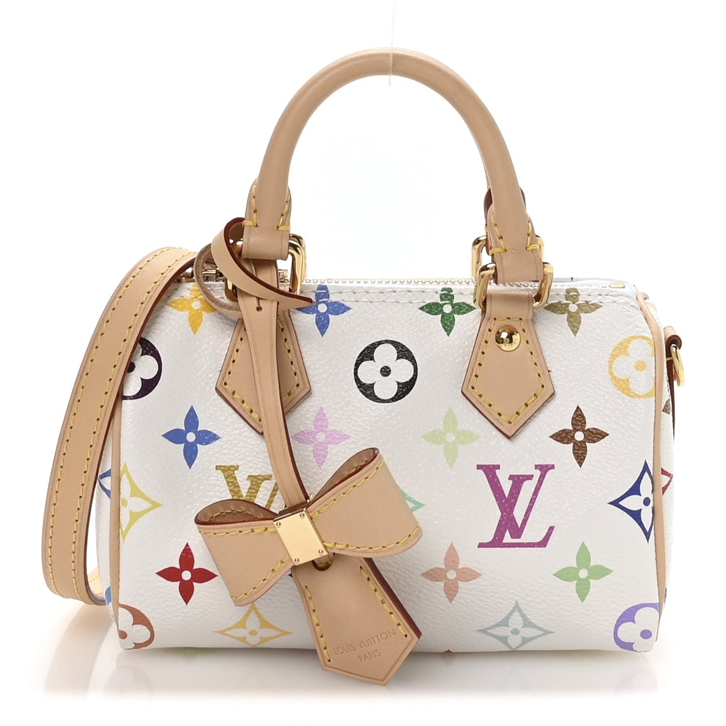 LV X TM Monogram Multicolor Nano Speedy White