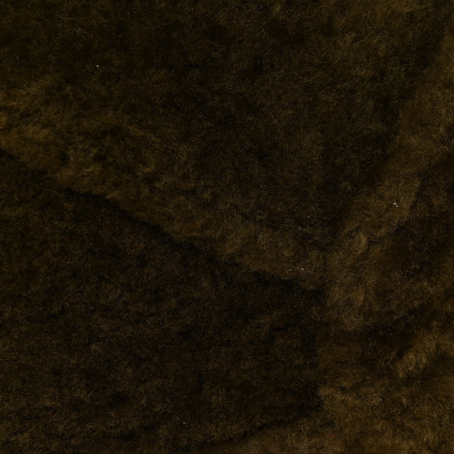 Shearling Small Puzzle Edge Bag Dark Khaki