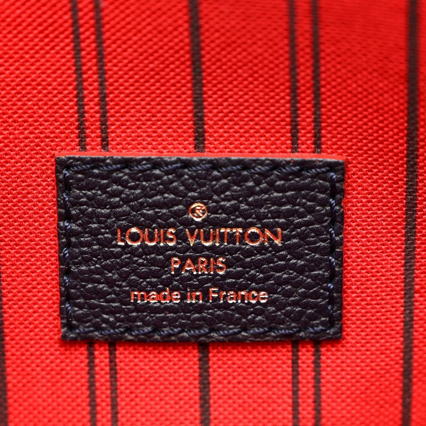 Empreinte Pochette Metis Marine Rouge