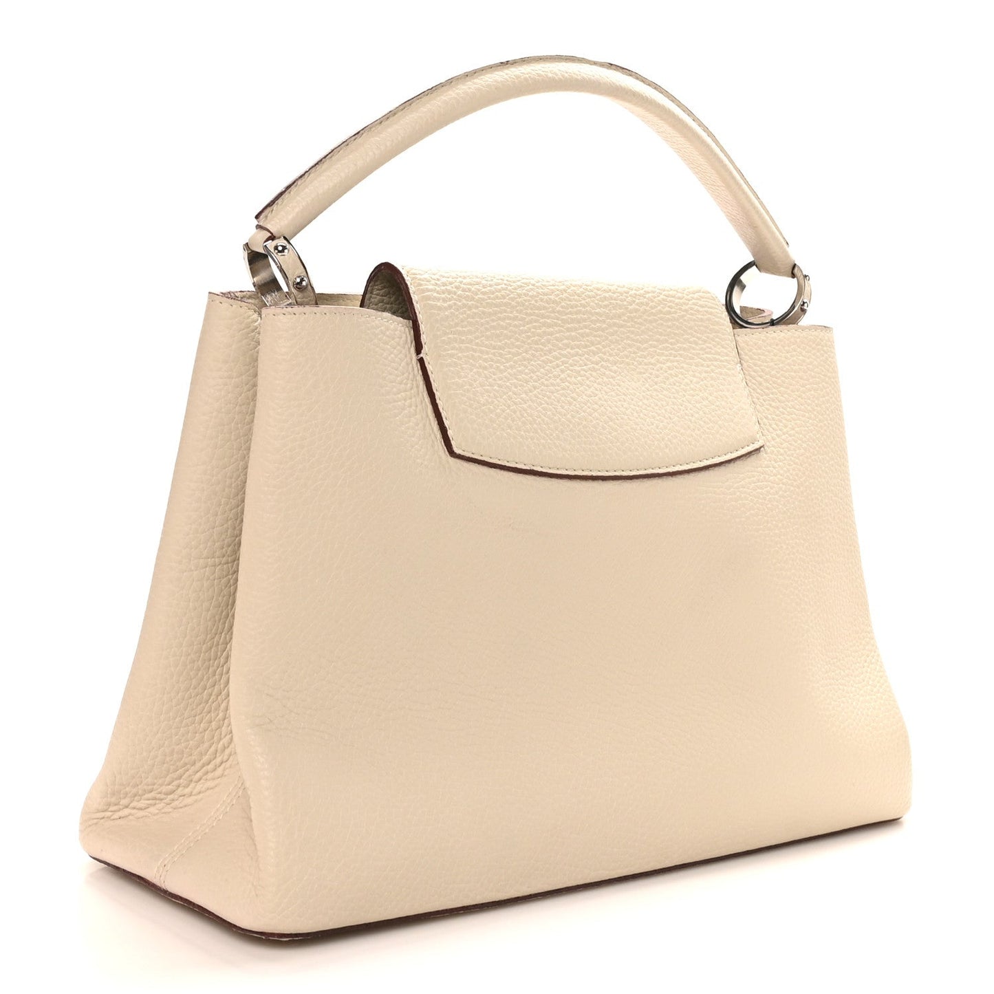 Taurillon Capucines MM Blanc Casse