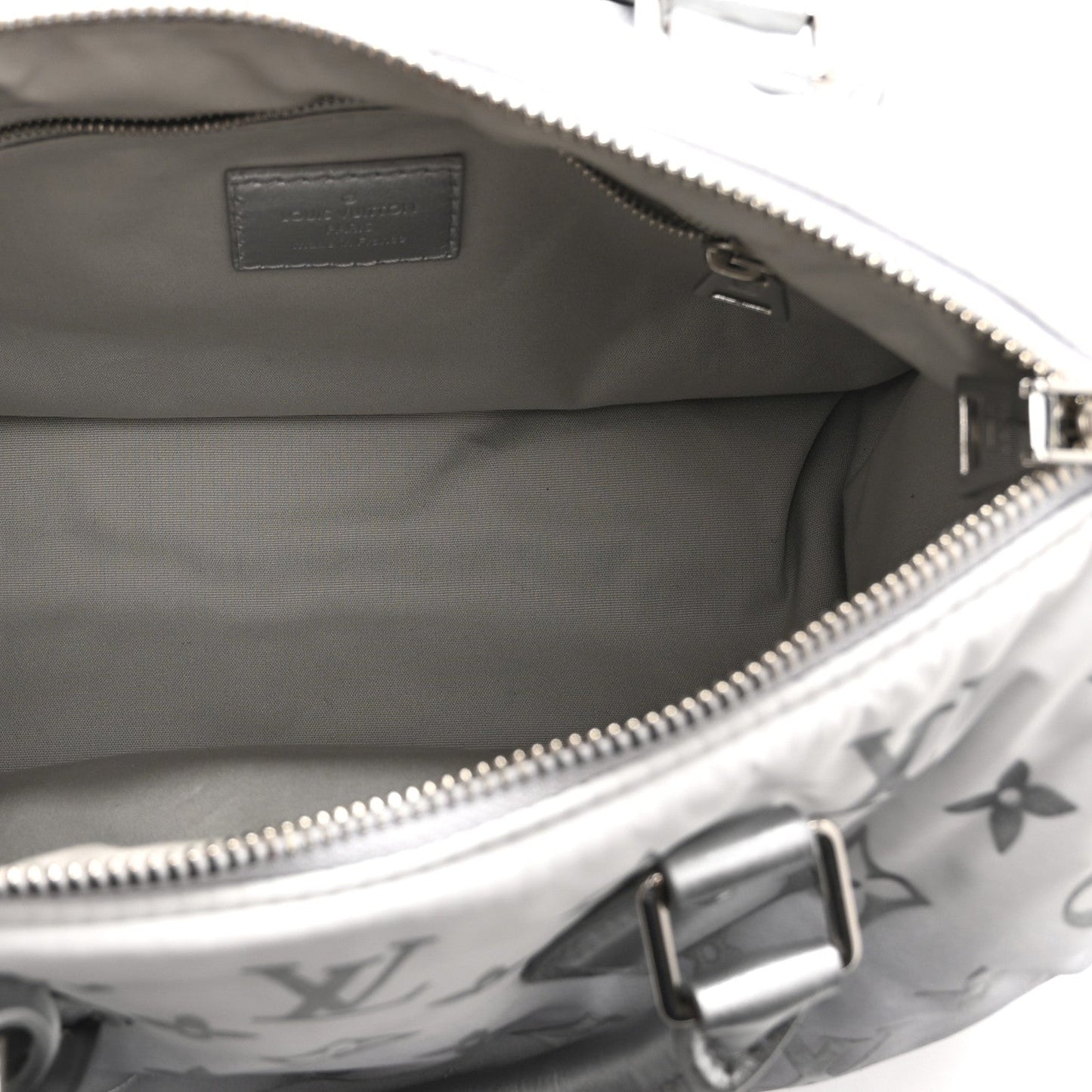 Nylon Monogram Gradient LV Snow Speedy Bandouliere 25 Frost