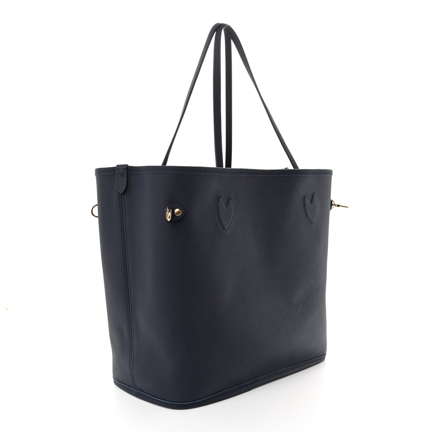 Monogram Calfskin Neo Neverfull Inside Out MM Navy