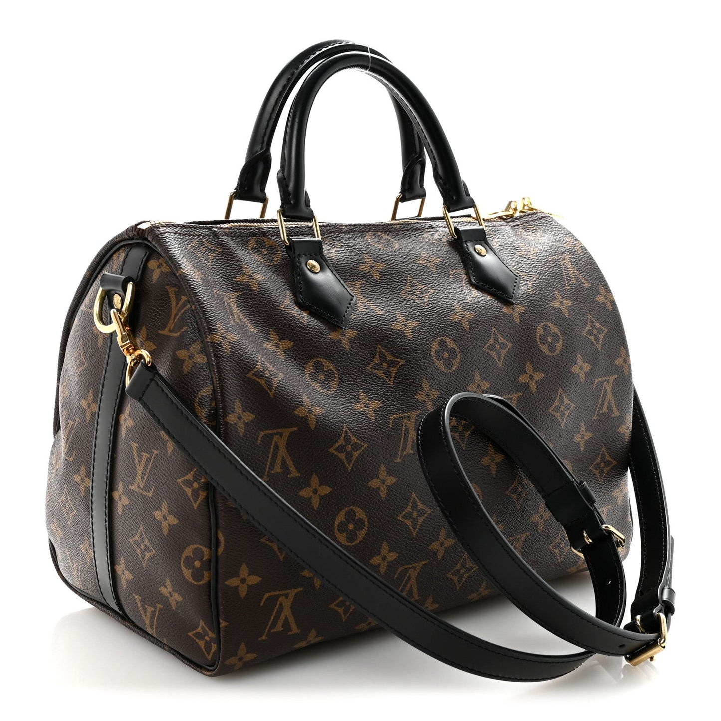 Monogram My World Tour Speedy Bandouliere 30 Black