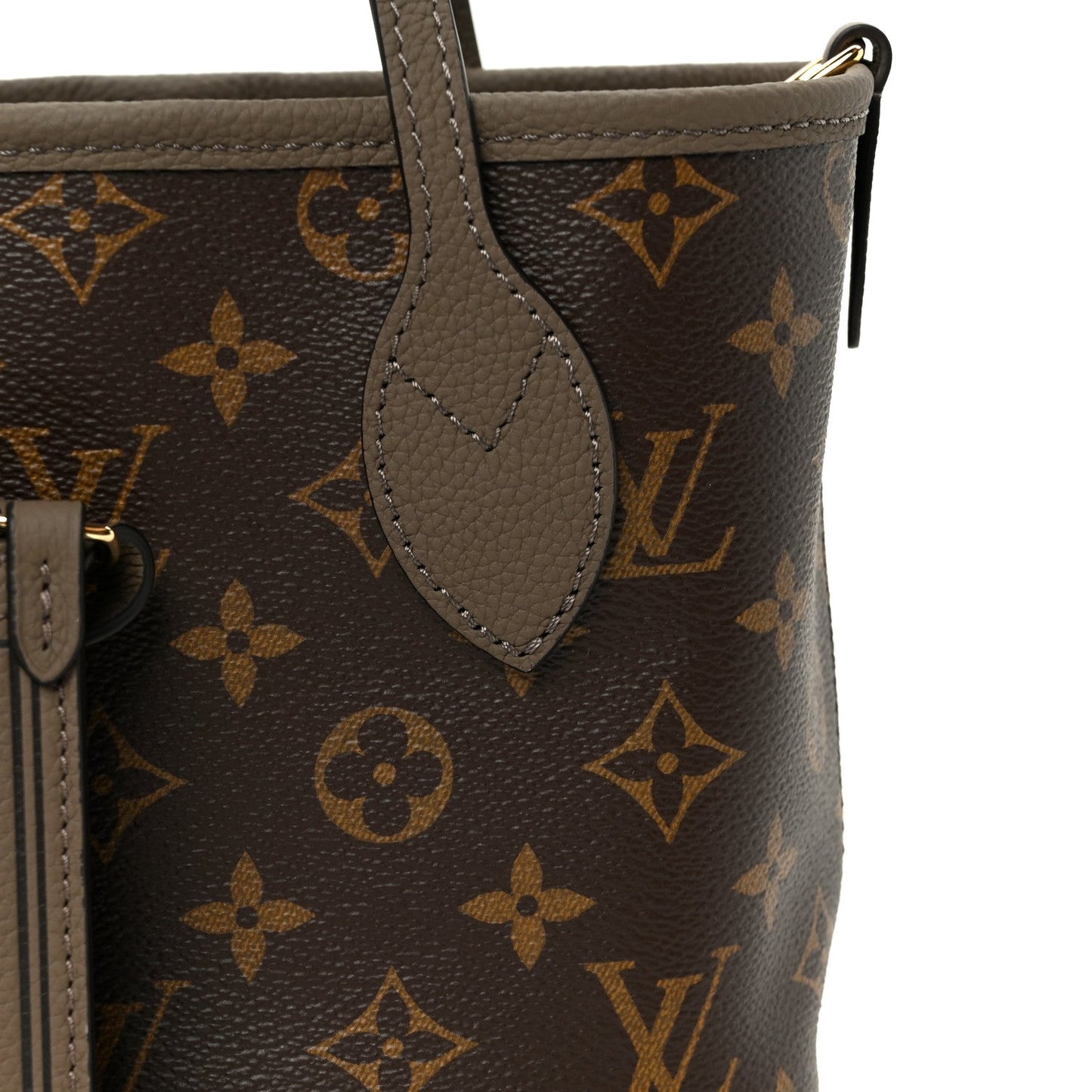 Monogram Neverfull Inside Out Bandouliere BB Dark Fango