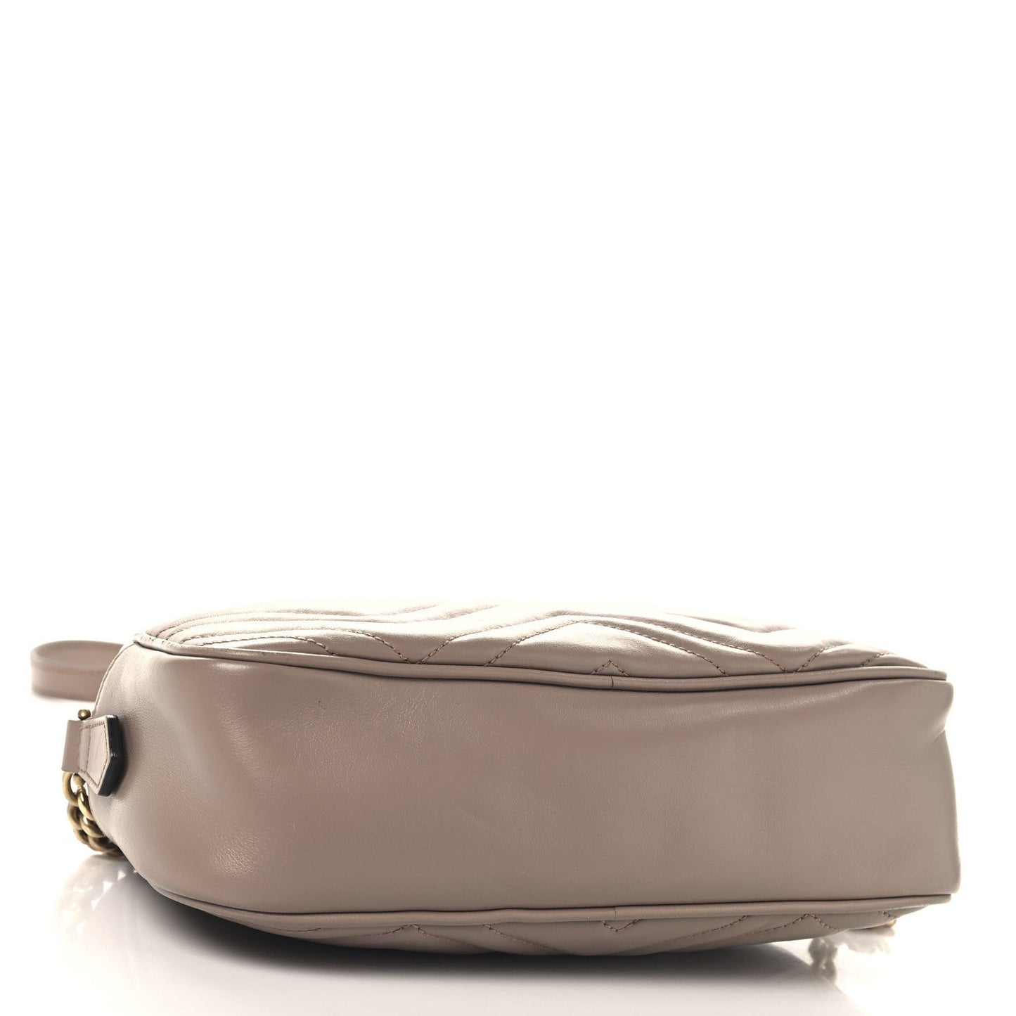 Calfskin Matelasse Small GG Marmont Chain Shoulder Bag Porcelain Rose