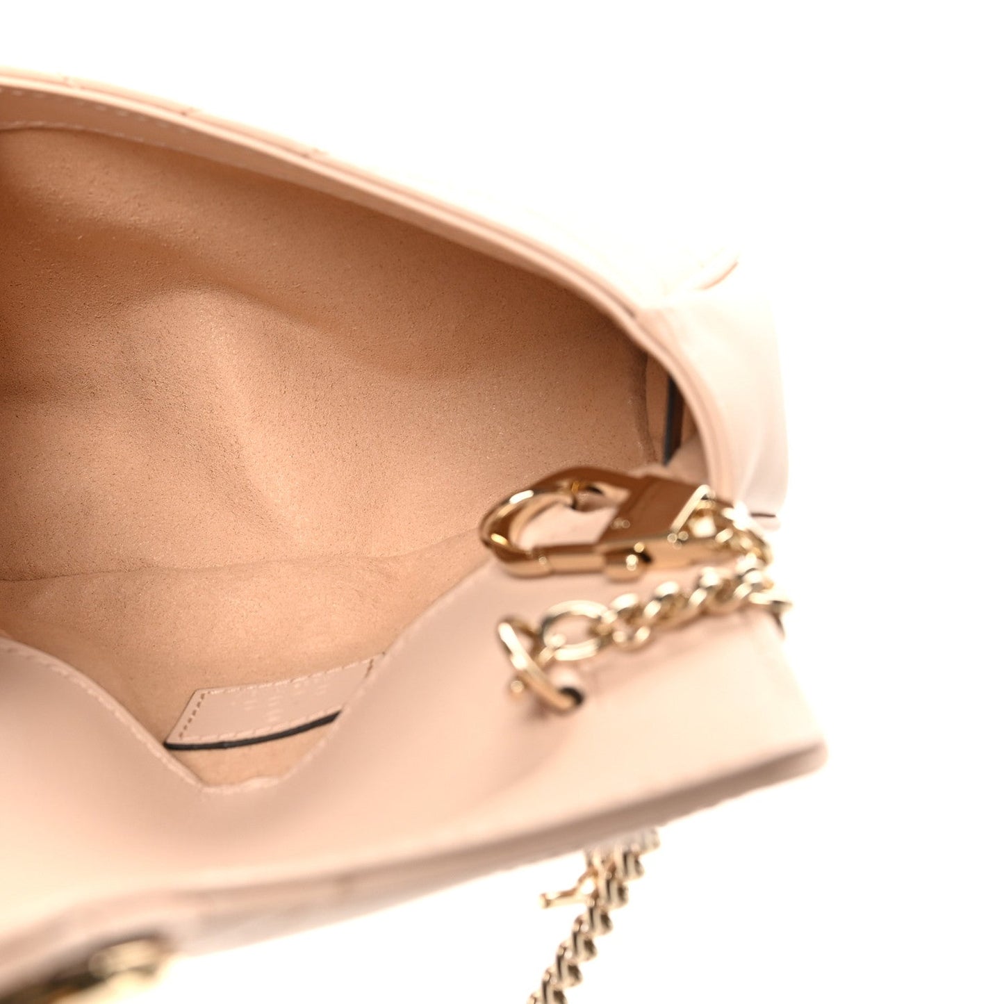 Calfskin Matelasse Super Mini GG Marmont Shoulder Bag Porcelain Rose