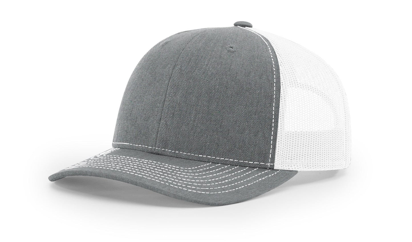 Richardson 112 Trucker Cap Split Hats Split Colors Two Colors - Blank
