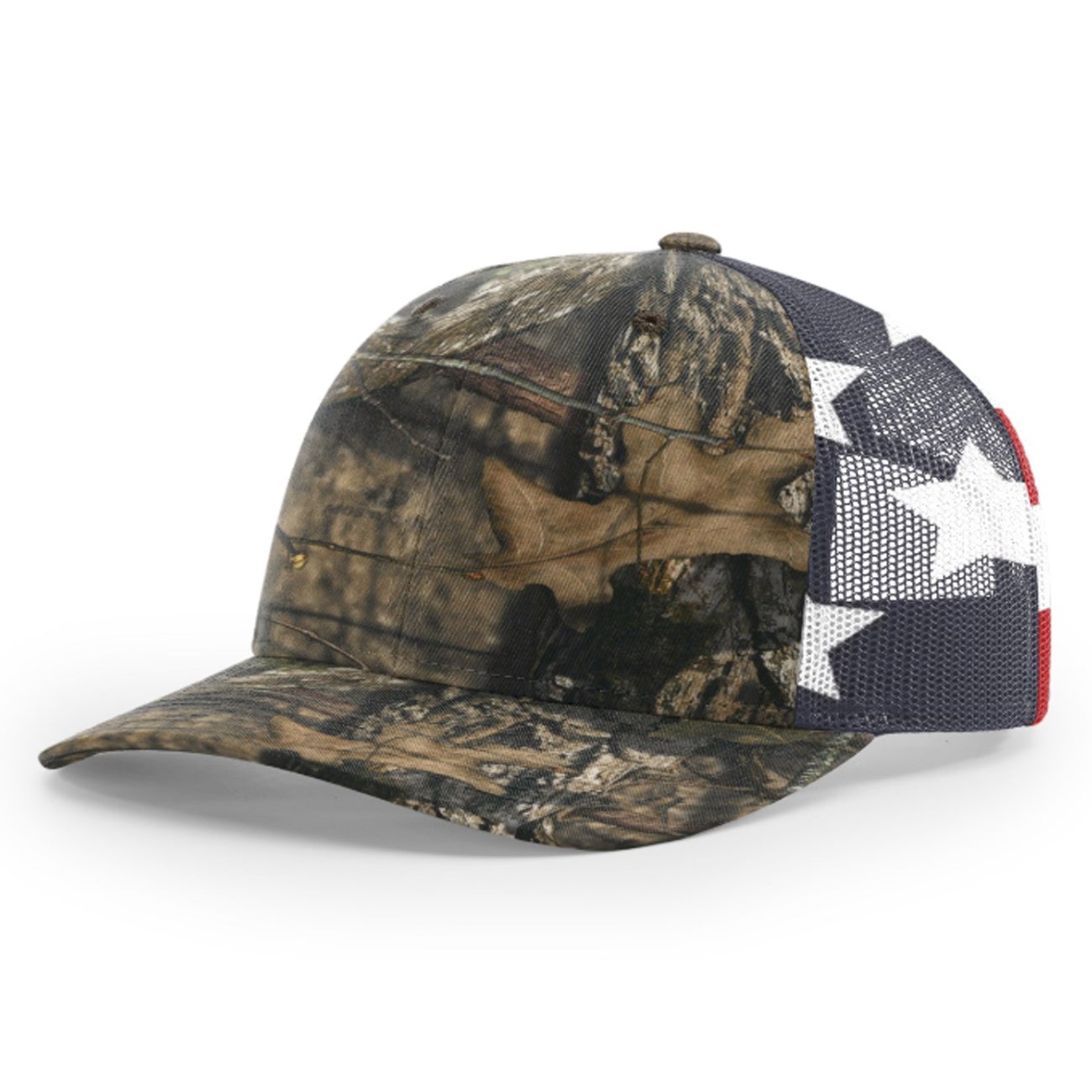 Richardson 112PM Printed Mesh Back Trucker Cap Snapback Hat - Blank