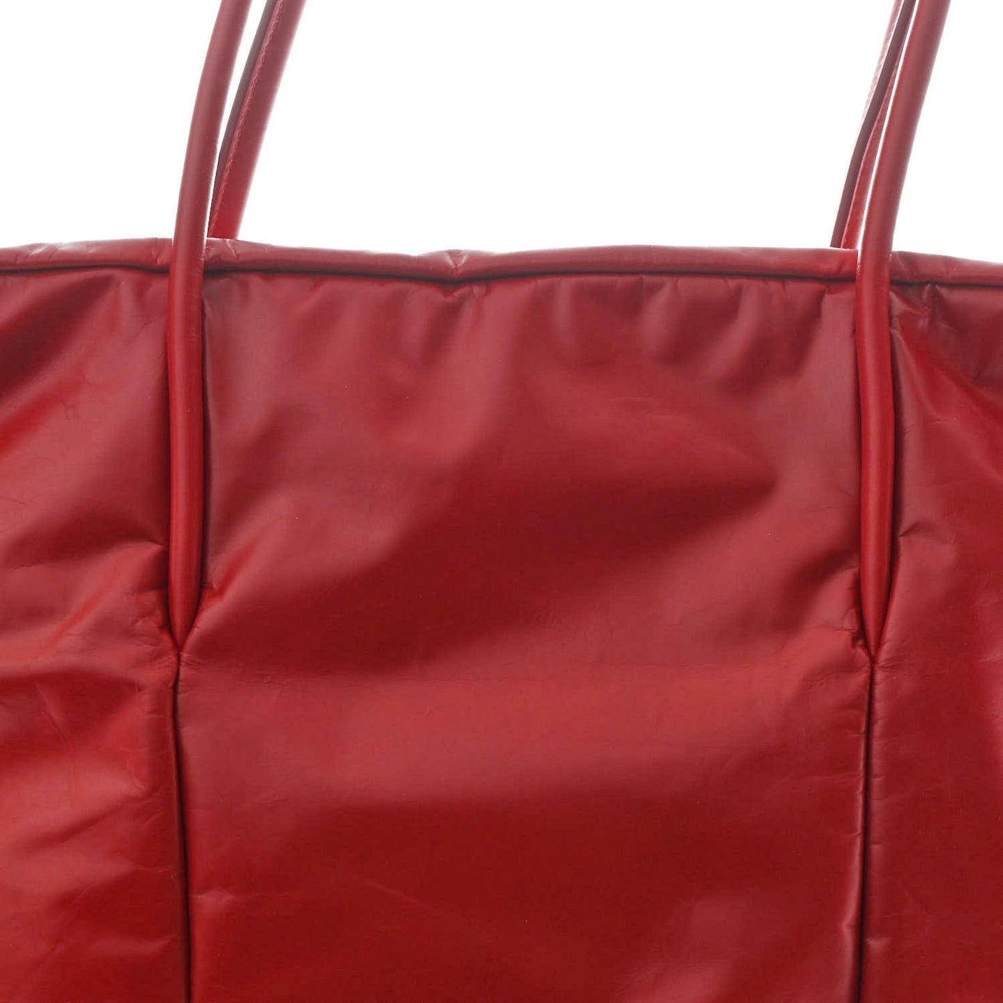 Calfskin Polly Tote Red
