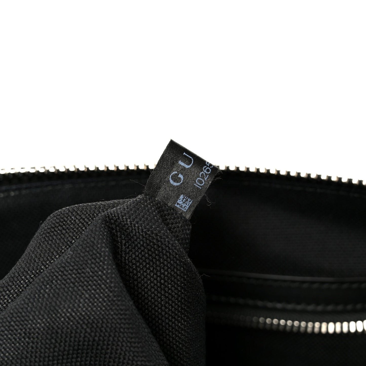 Soft GG Supreme Monogram Appia Calfskin Web East West Messenger Bag Black Grey