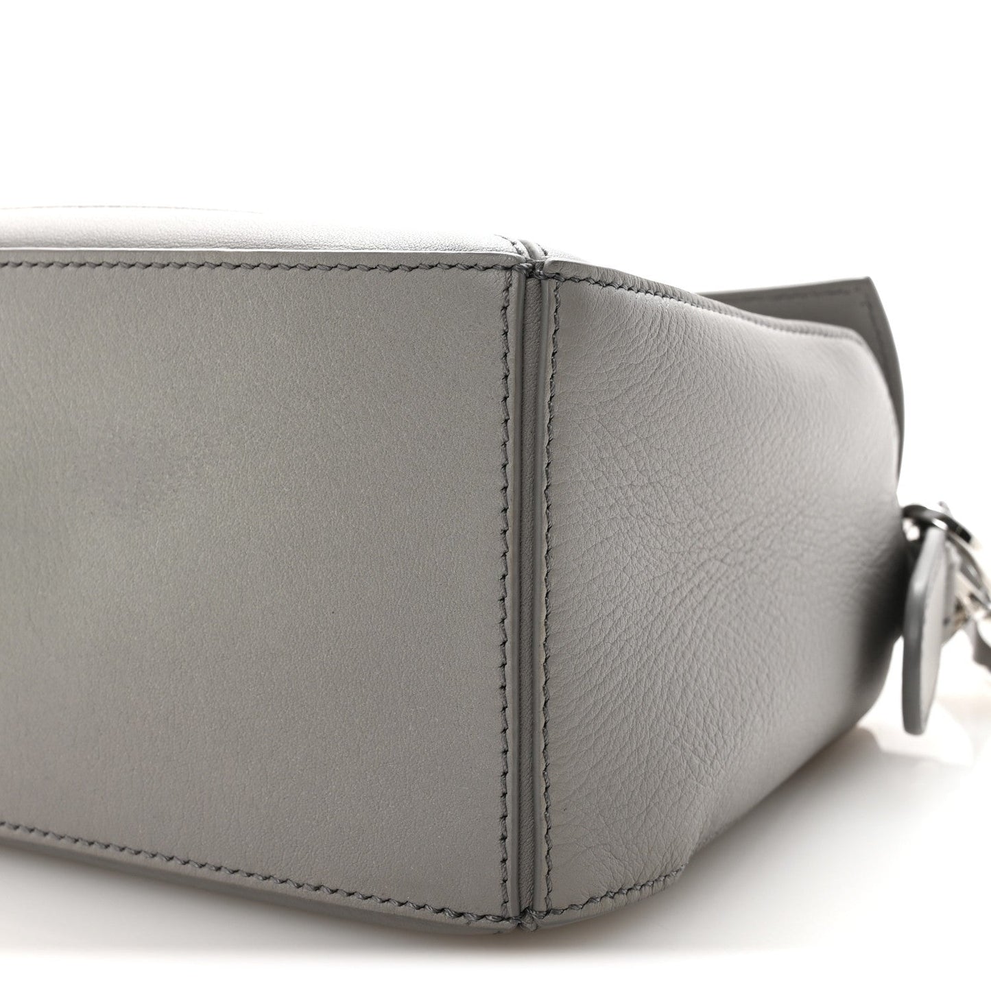 Calfskin Small Puzzle Bag Pearl Grey