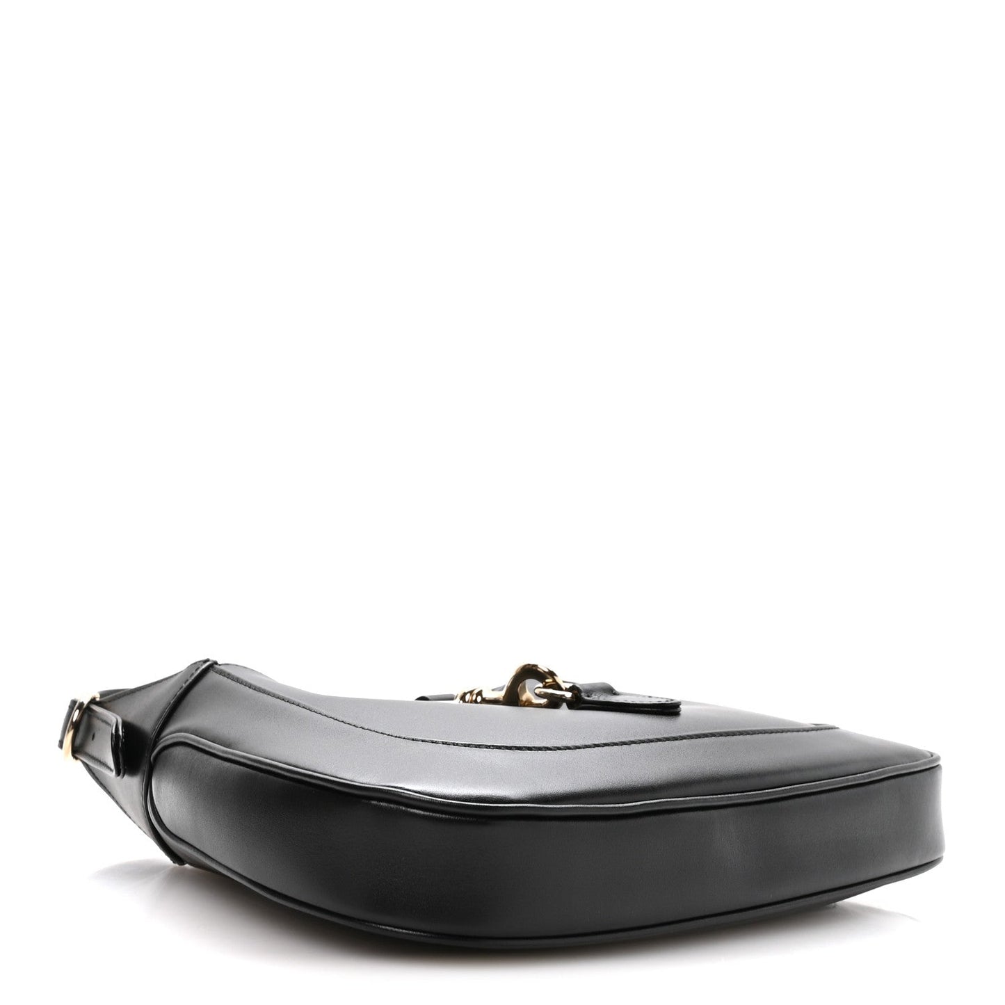 Calfskin Small Jackie Shoulder Bag Black