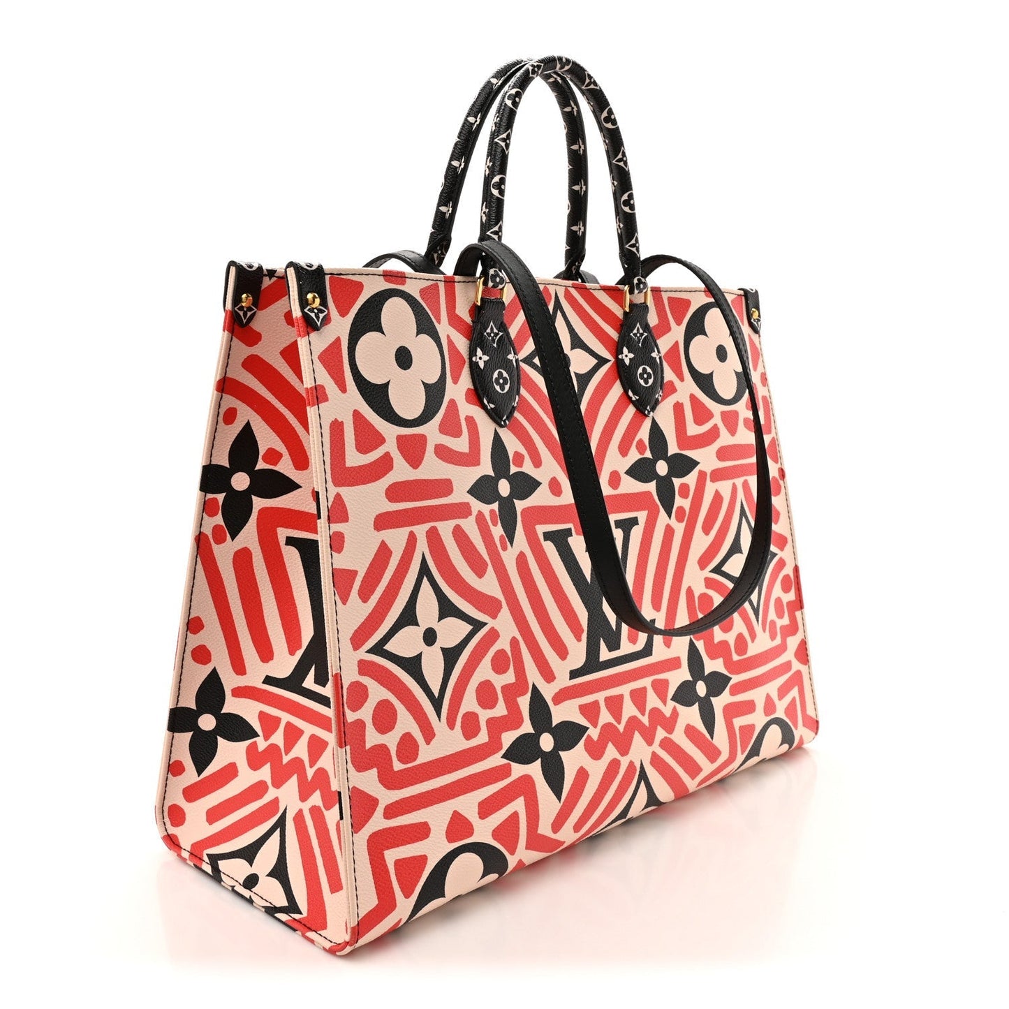 Monogram Giant Crafty Onthego GM Creme Rouge Black