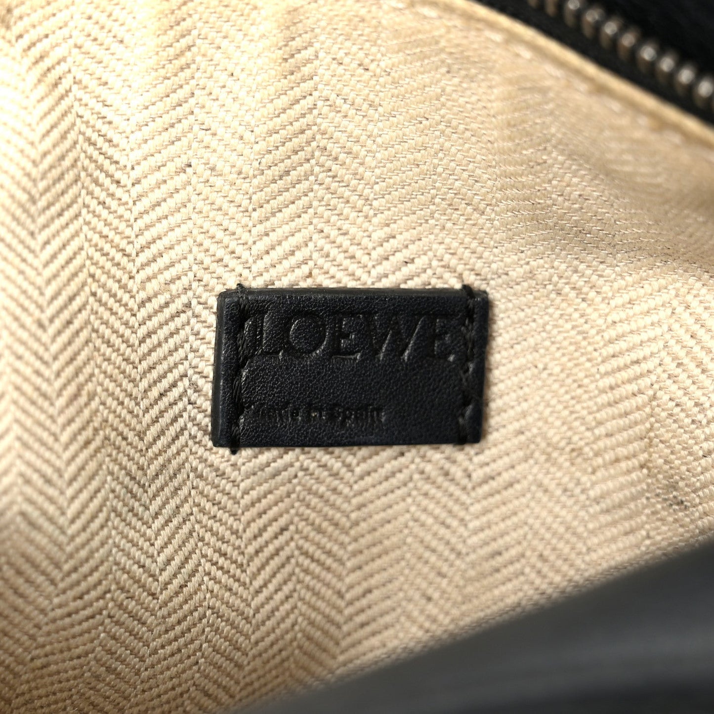 Calfskin Mini Puzzle Bag Black