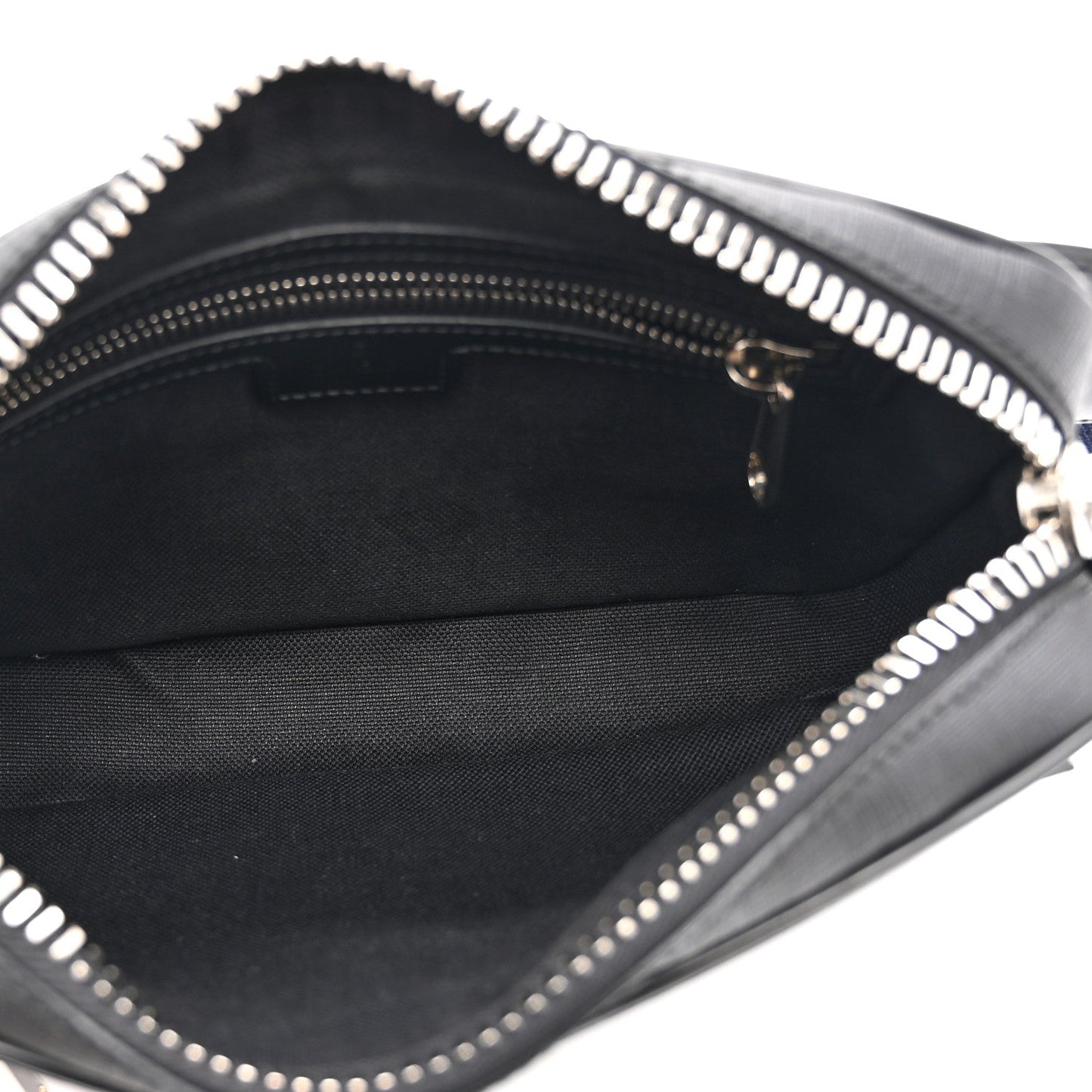 Soft GG Supreme Monogram Web Belt Bag Black Grey