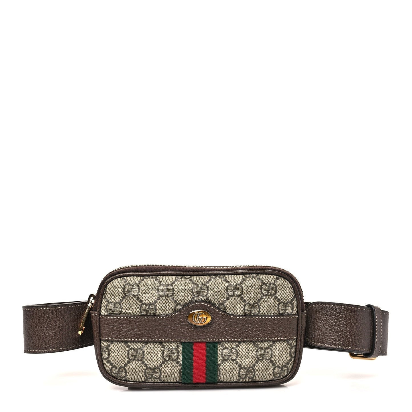 GG Supreme Monogram Ophidia Belted iPhone Case 75 30 Brown