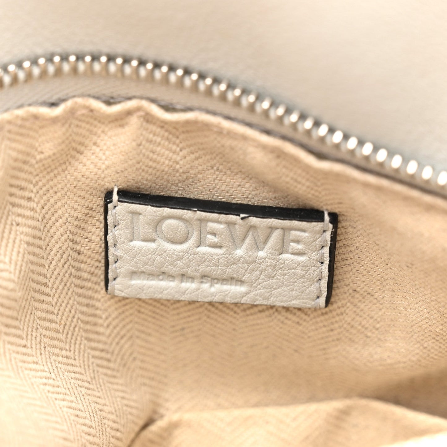 Calfskin Small Puzzle Bag Kaolin