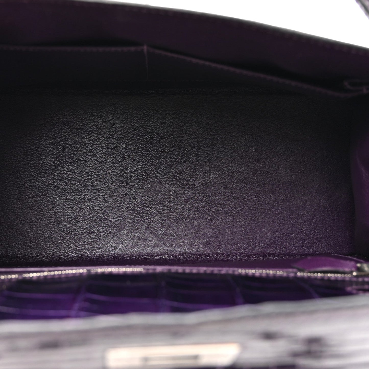 Shiny Niloticus Crocodile Kelly Sellier 28 Amethyst