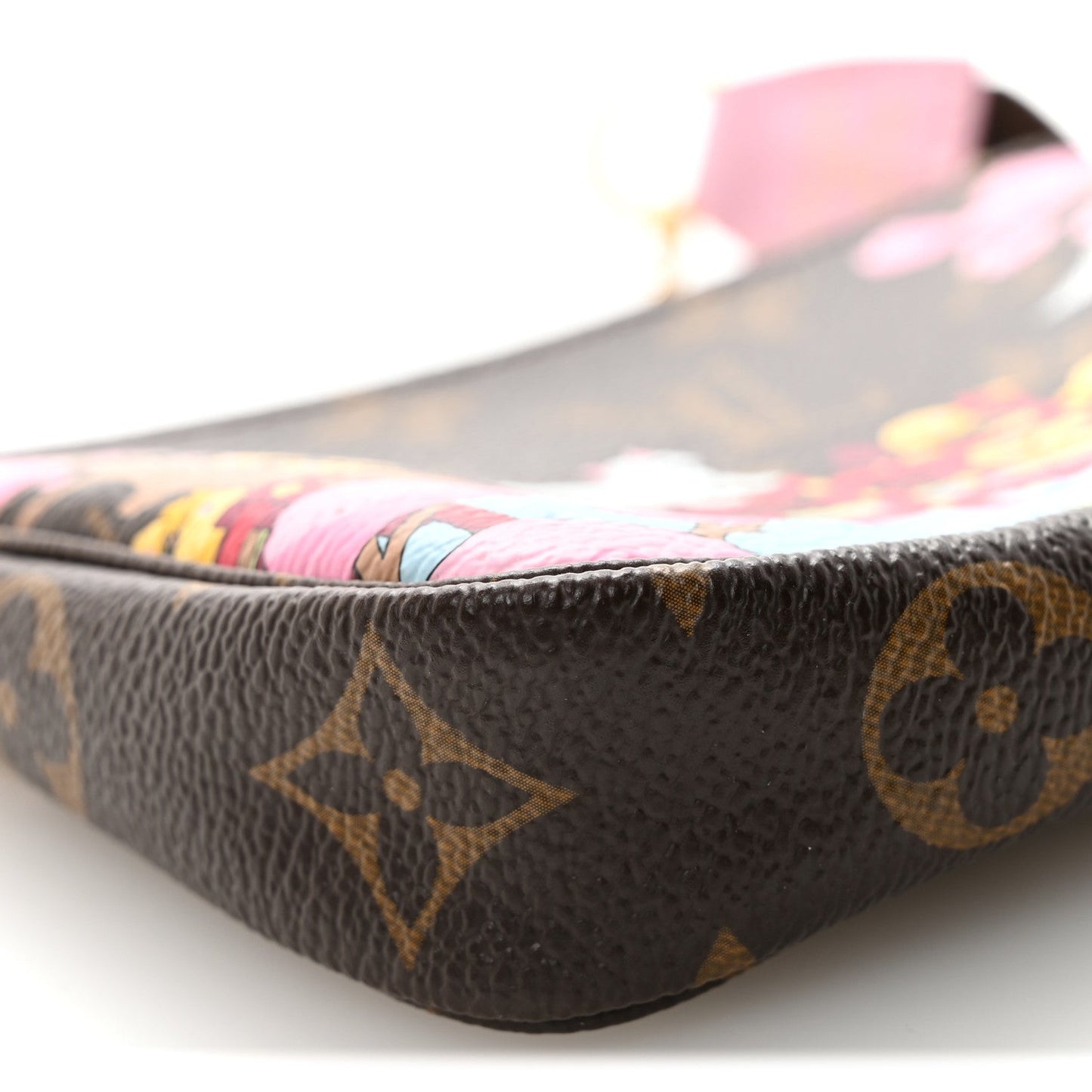 Monogram 2021 Christmas Animation Japanese Garden Mini Pochette Accessories Wisteria Pink