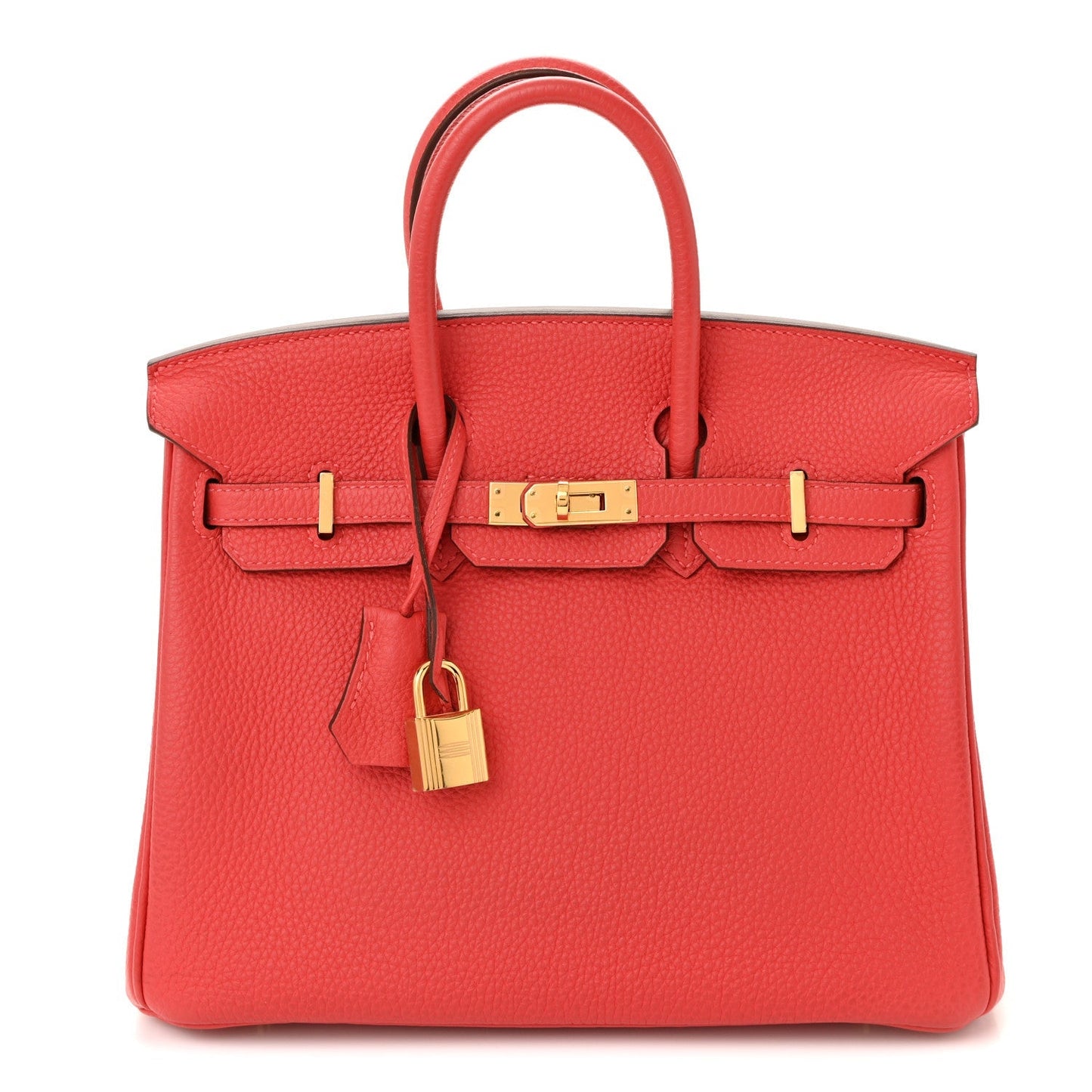 Togo Birkin 25 Rouge Pivoine