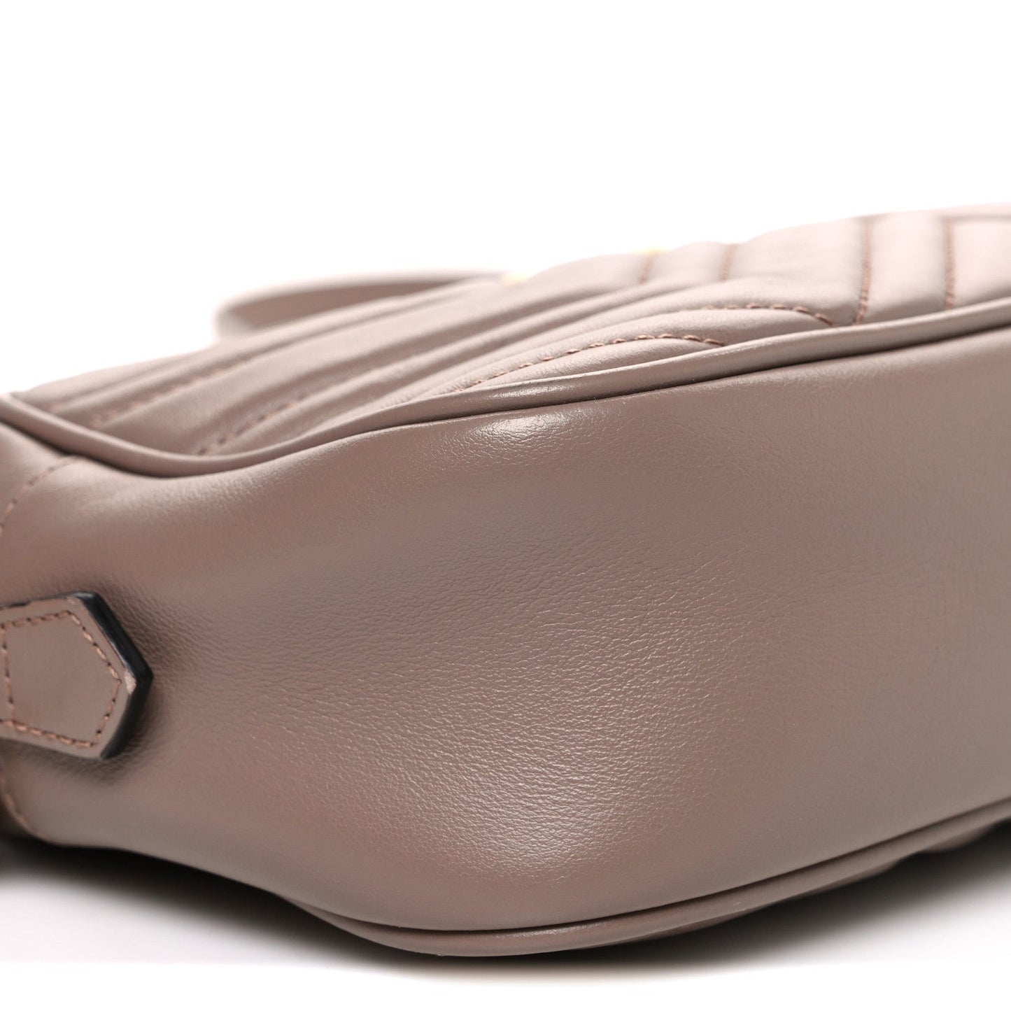 Calfskin Matelasse Small GG Marmont Chain Shoulder Bag Porcelain Rose