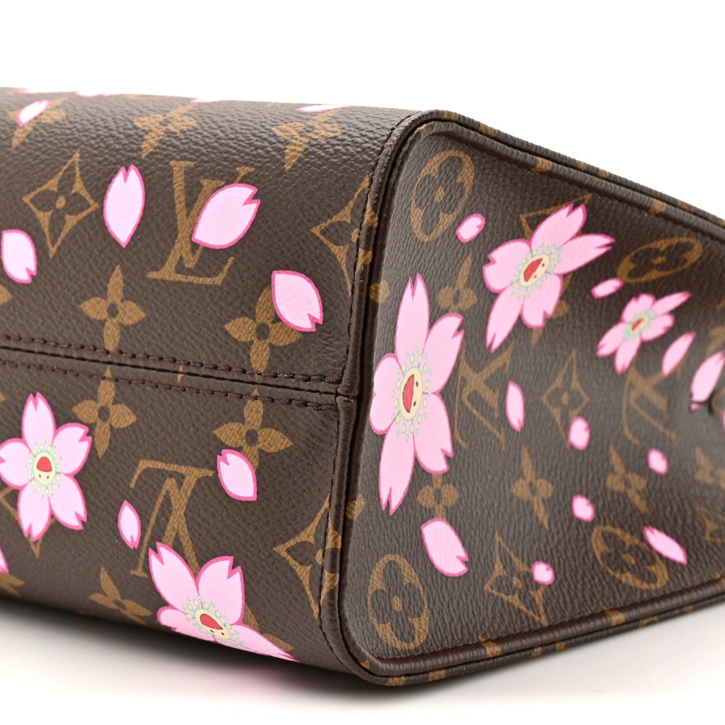 LV X TM Monogram Cherry Blossom Onthego PM Sakura Brown