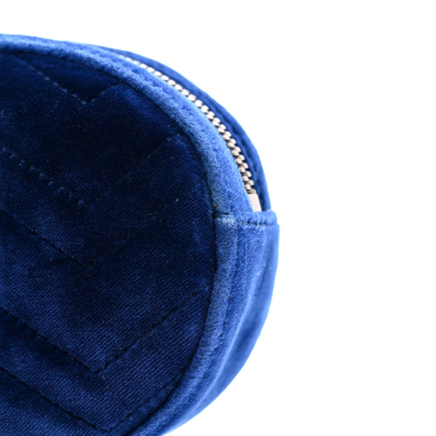 Velvet Matelasse GG Marmont Belt Bag 85 34 Cobalt Blue