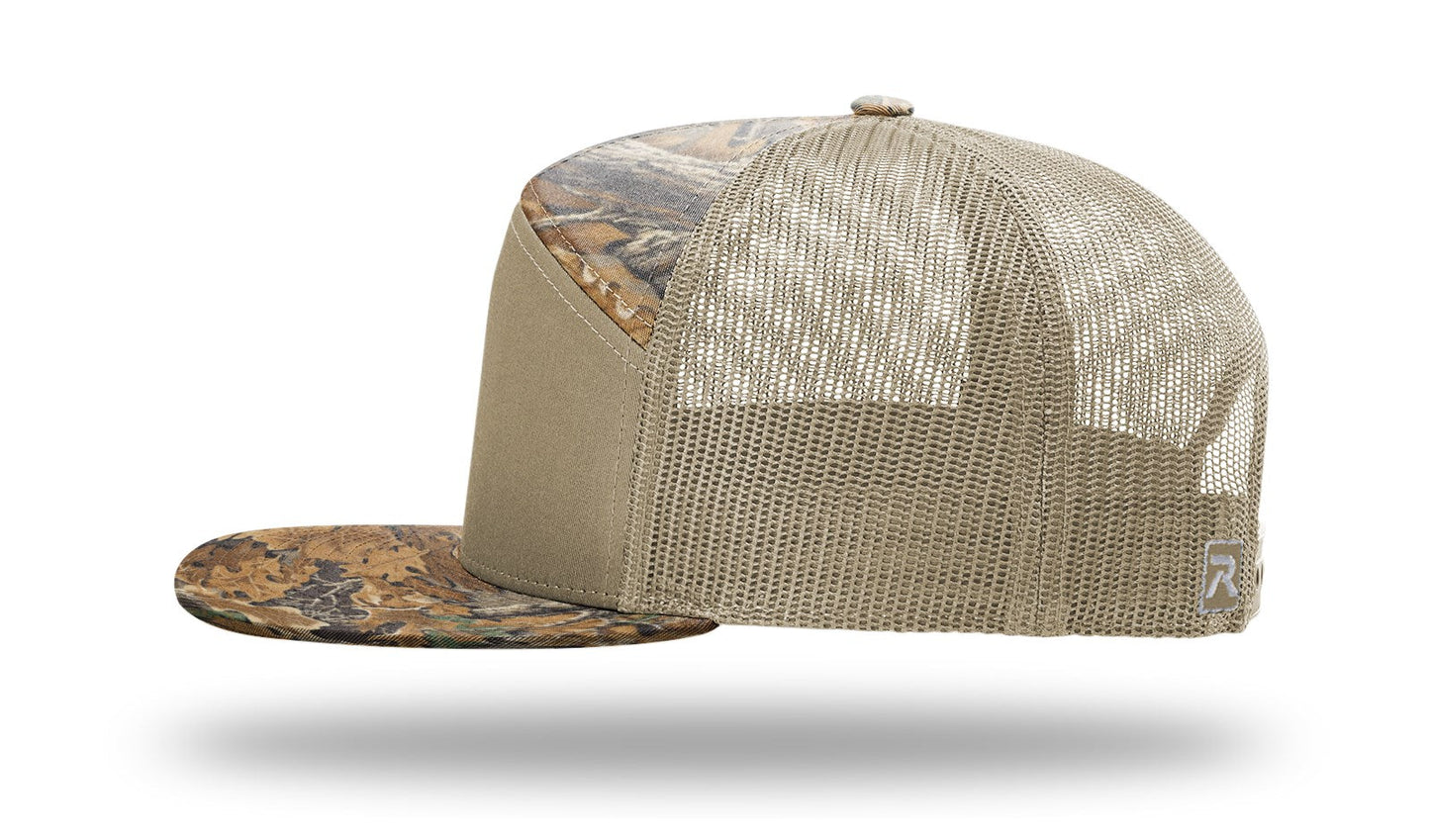 Richardson 168P Printed 7 Panel Trucker Cap