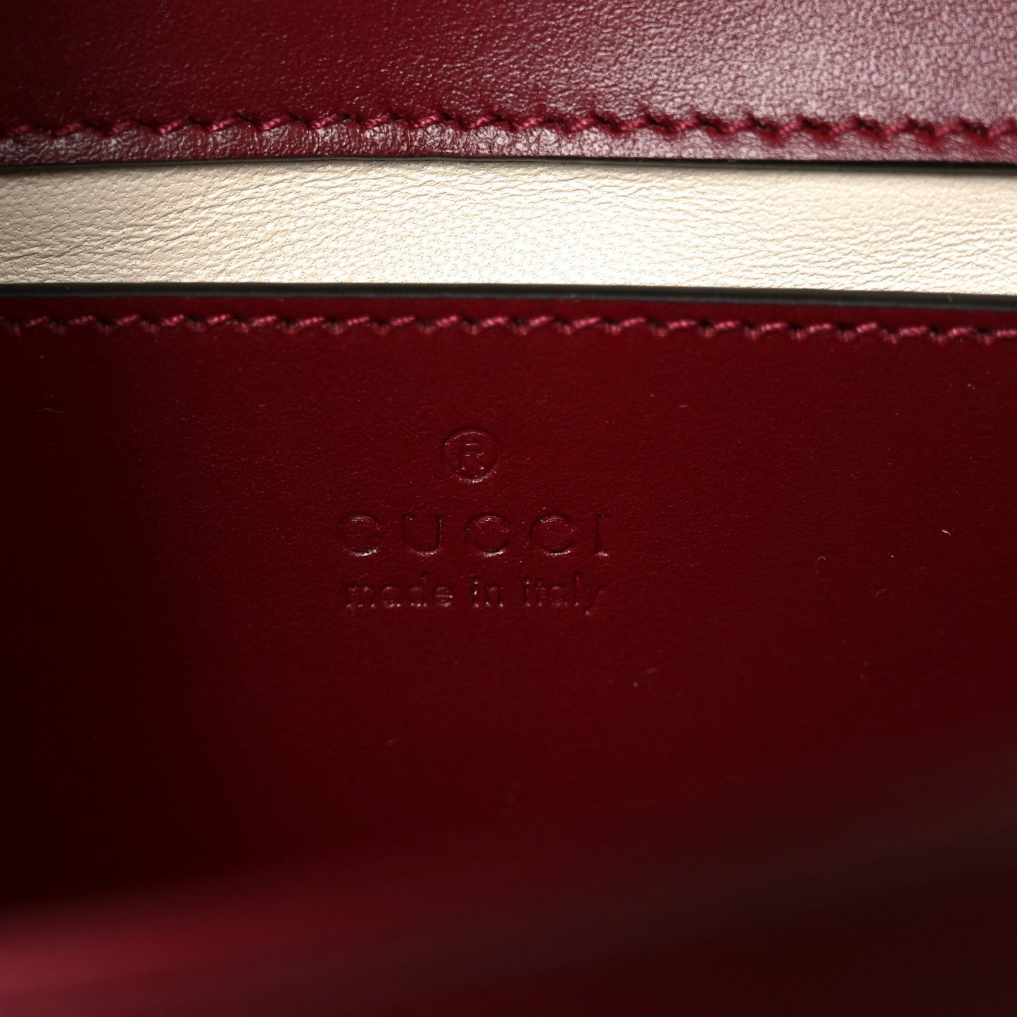 Calfskin Matelasse Mini GG Marmont Shoulder Bag Rosso Ancora