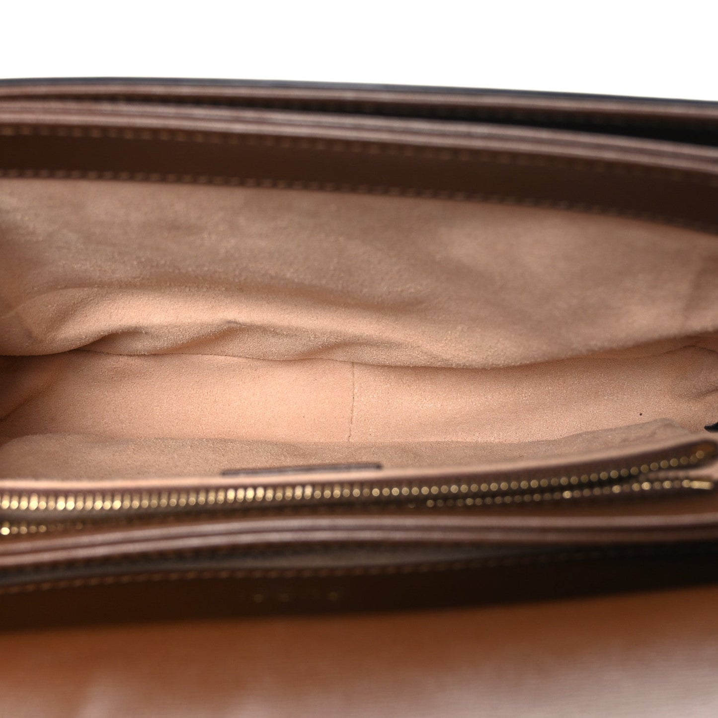 GG Supreme Monogram Horsebit 1955 Shoulder Bag Beige Brown Sugar