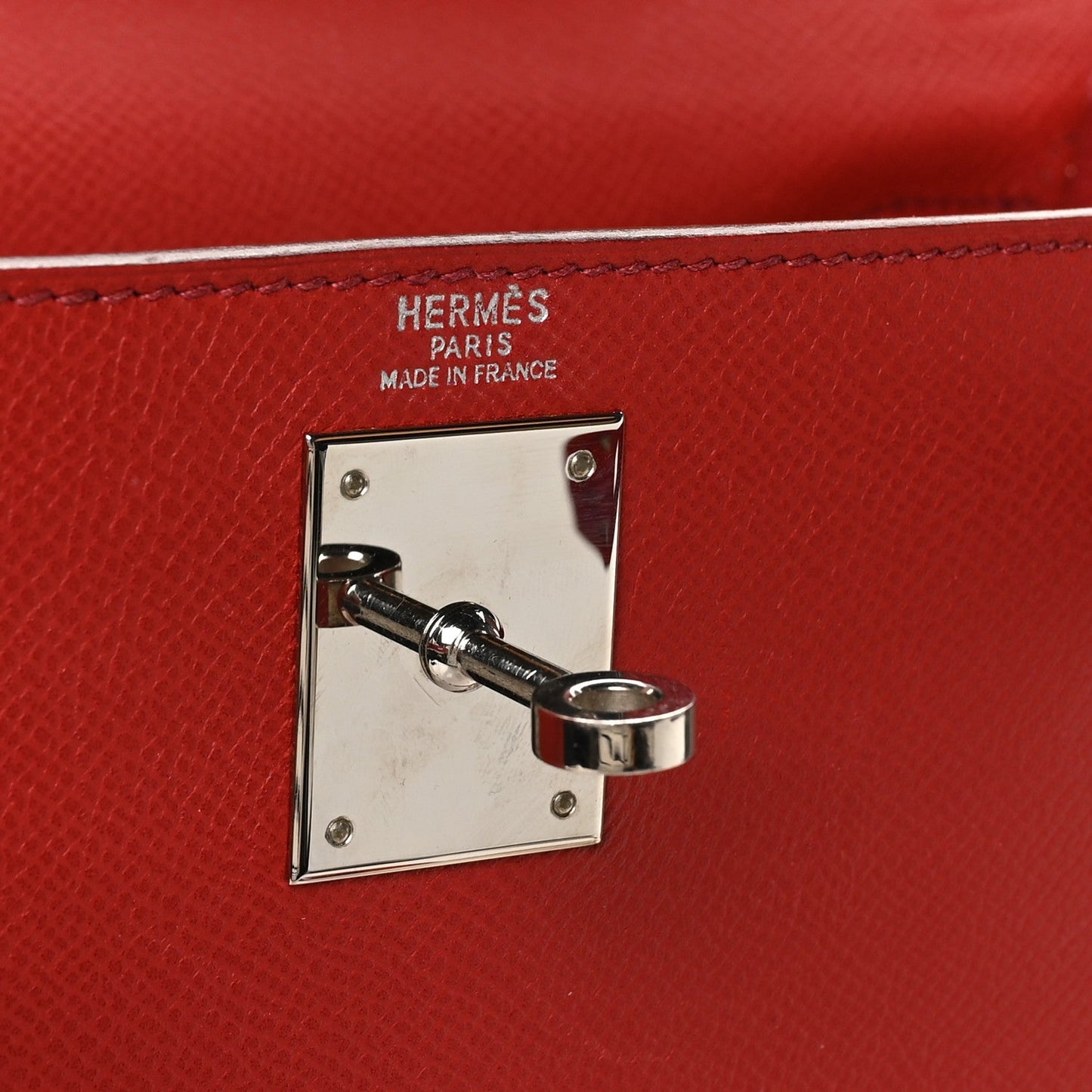 Epsom Kelly Sellier 28 Rouge Casaque