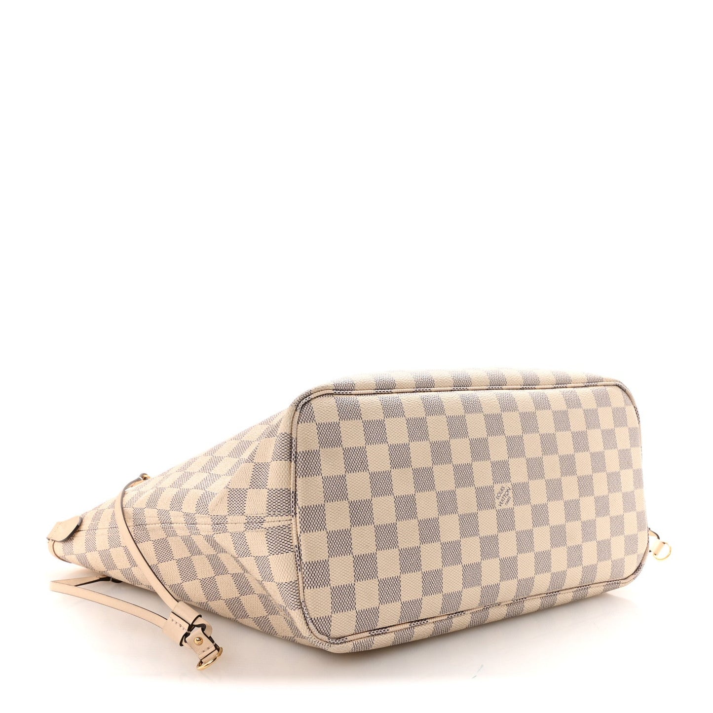 Damier Azur Braided Neverfull MM Pink