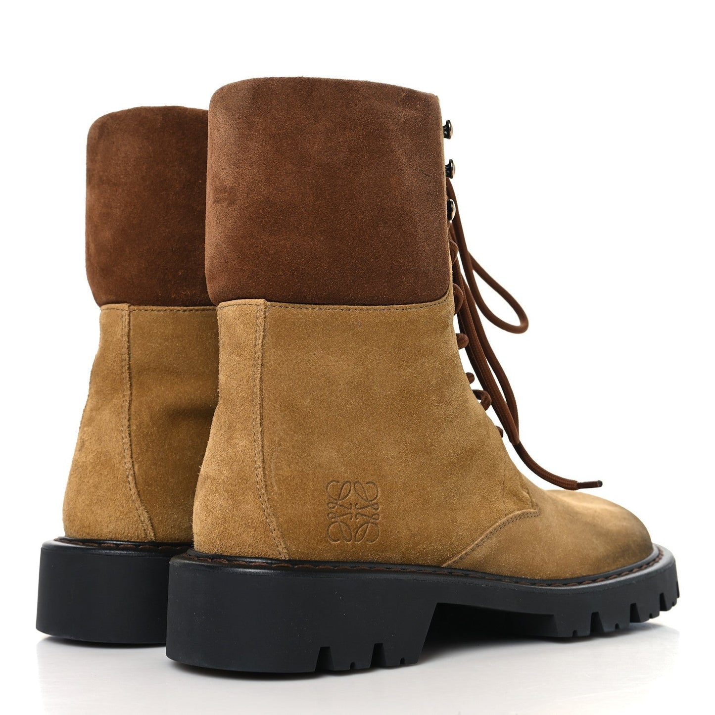 Suede Mens Sierra Combat Boots 40 Tobacco Brown