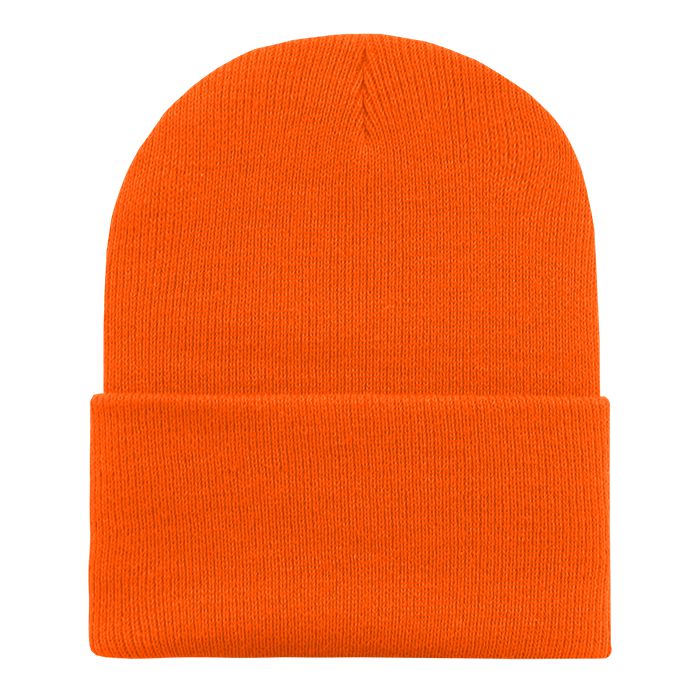 Decky 186 Acrylic Long Beanie Knit Cap - Blank