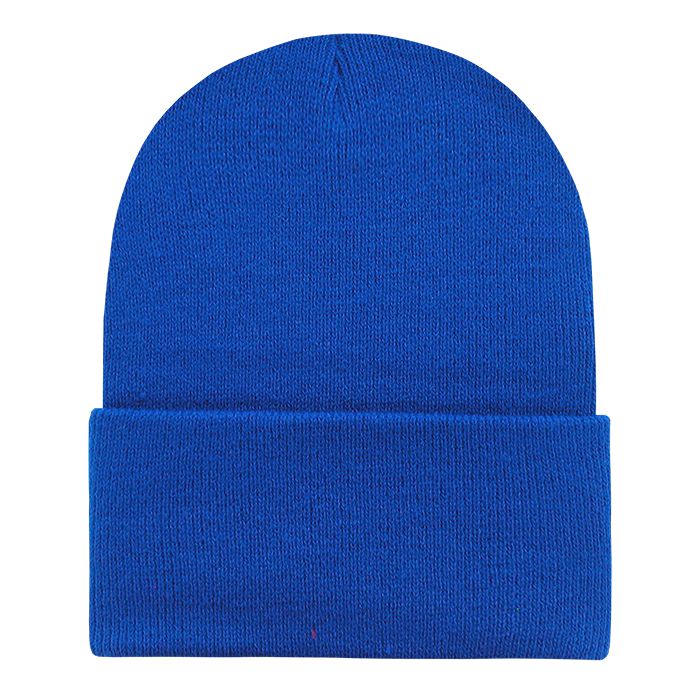 Decky 186 Acrylic Long Beanie Knit Cap - Blank