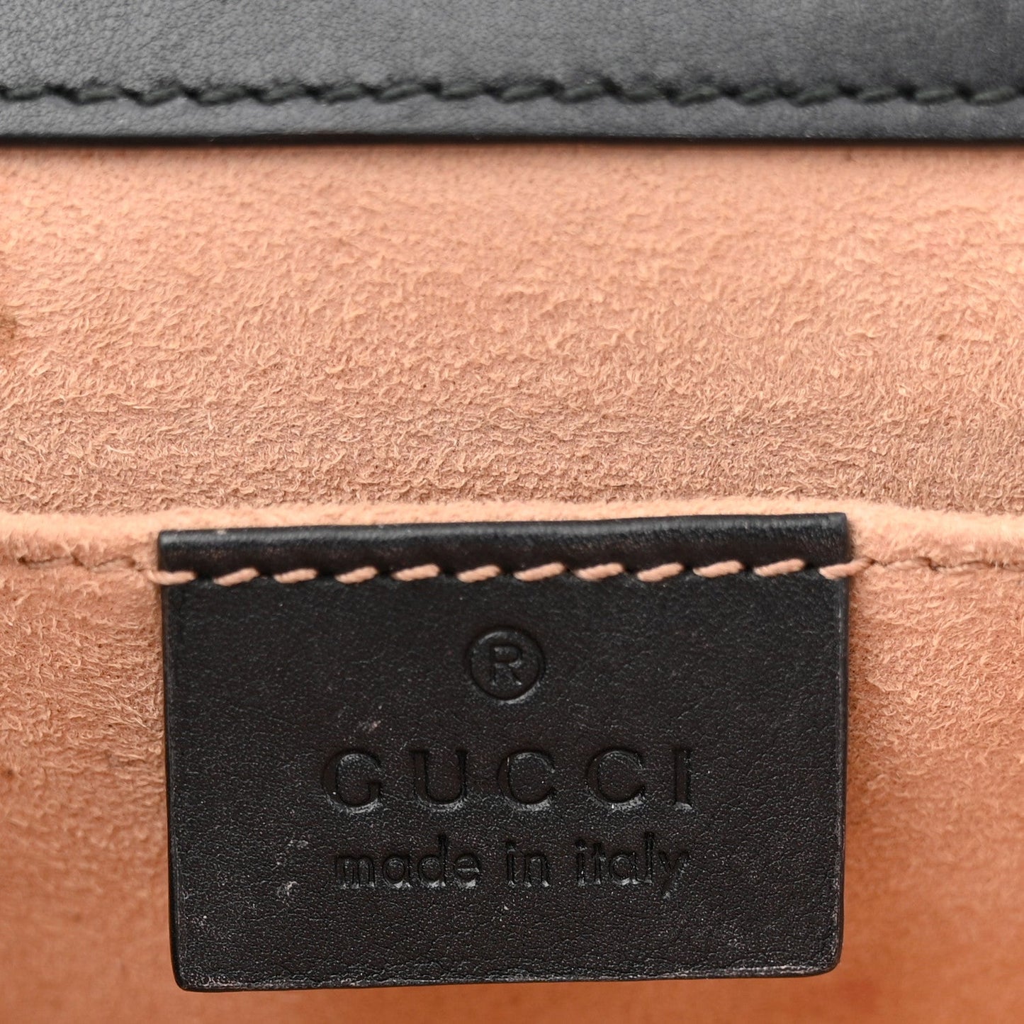 GG Supreme Monogram Bees Small Padlock Shoulder Bag Black
