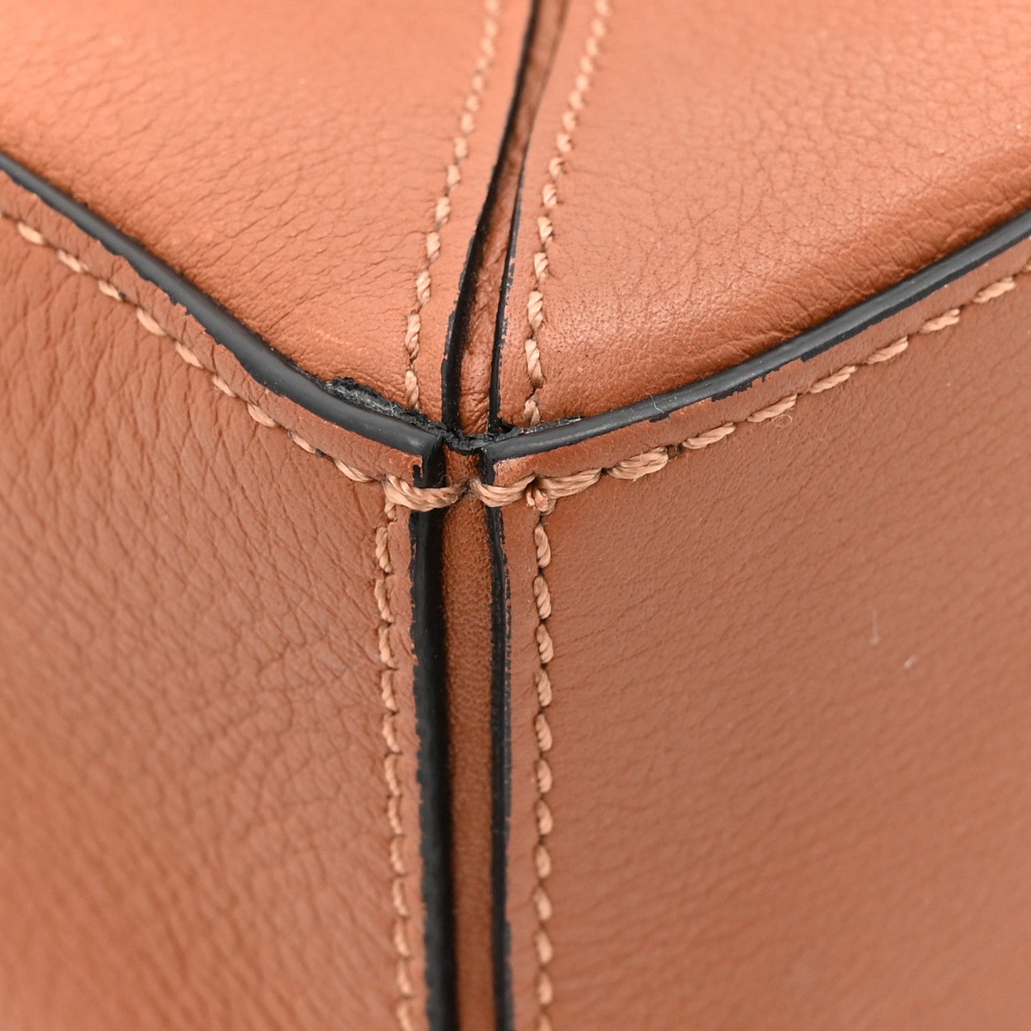 Calfskin Mini Puzzle Bag Tan