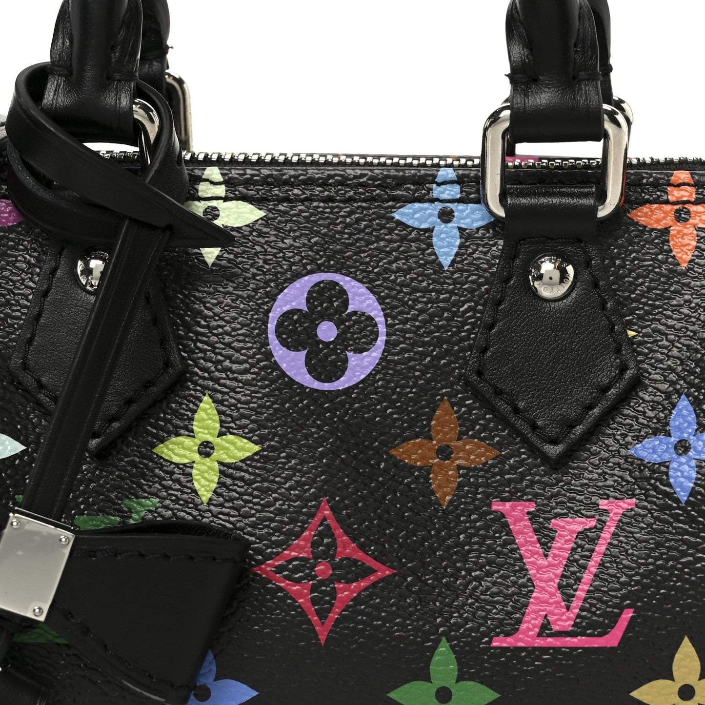 LV X TM Monogram Multicolor Nano Speedy Black