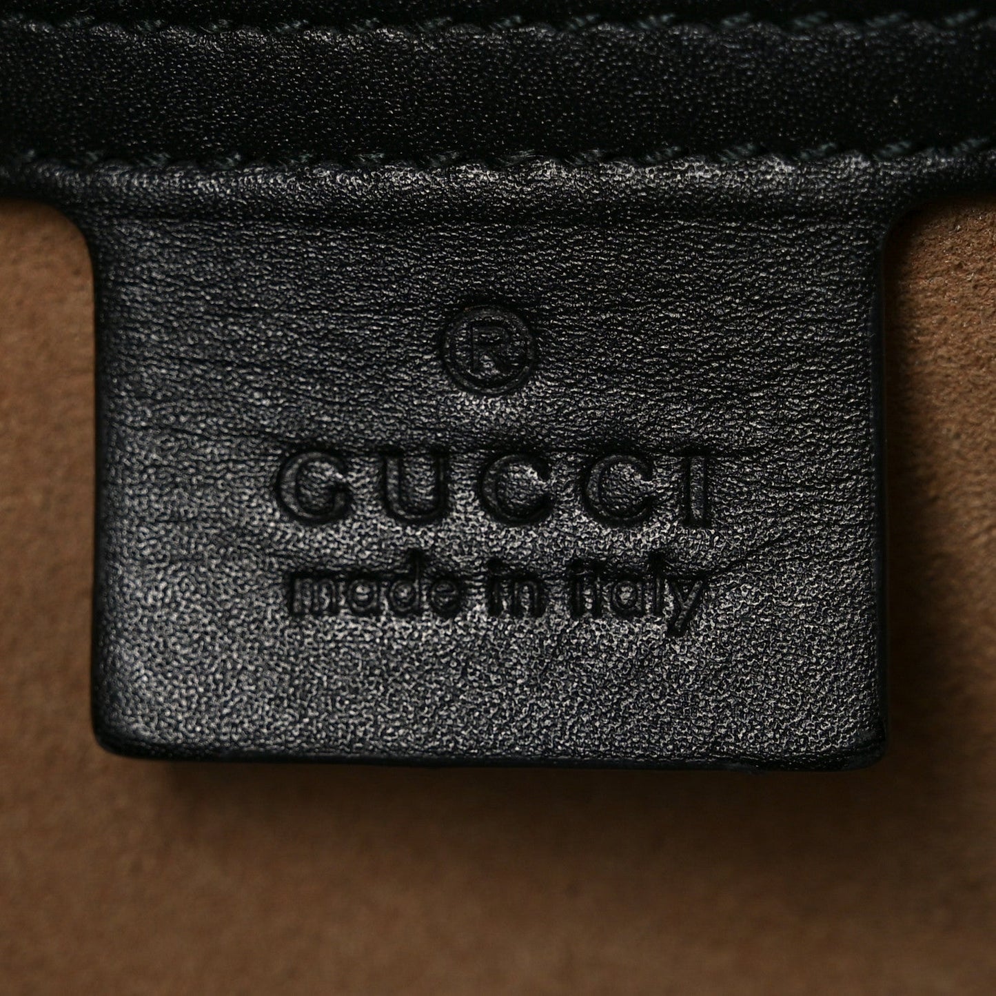 GG Supreme Monogram Medium Padlock Tote Black