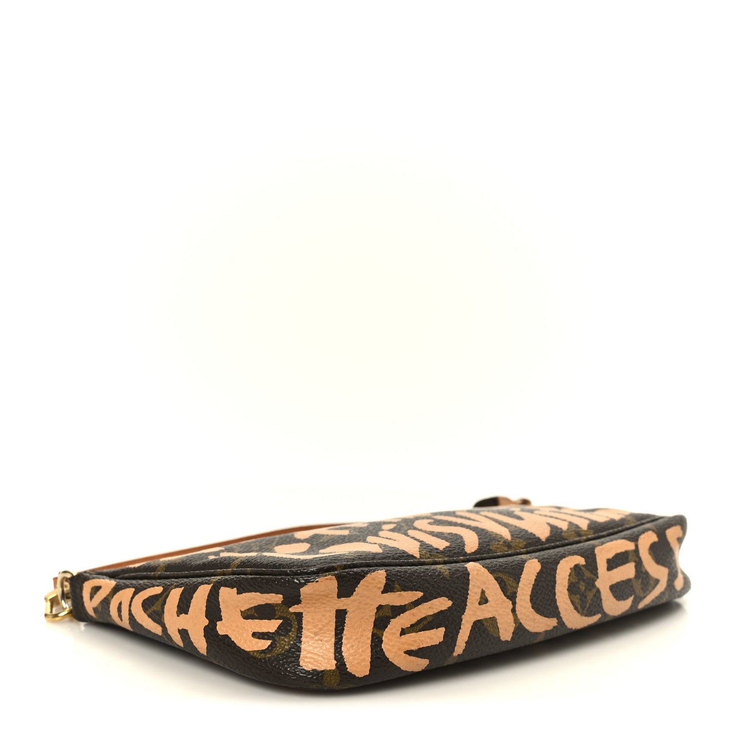 Monogram Graffiti Pochette Accessories Peach