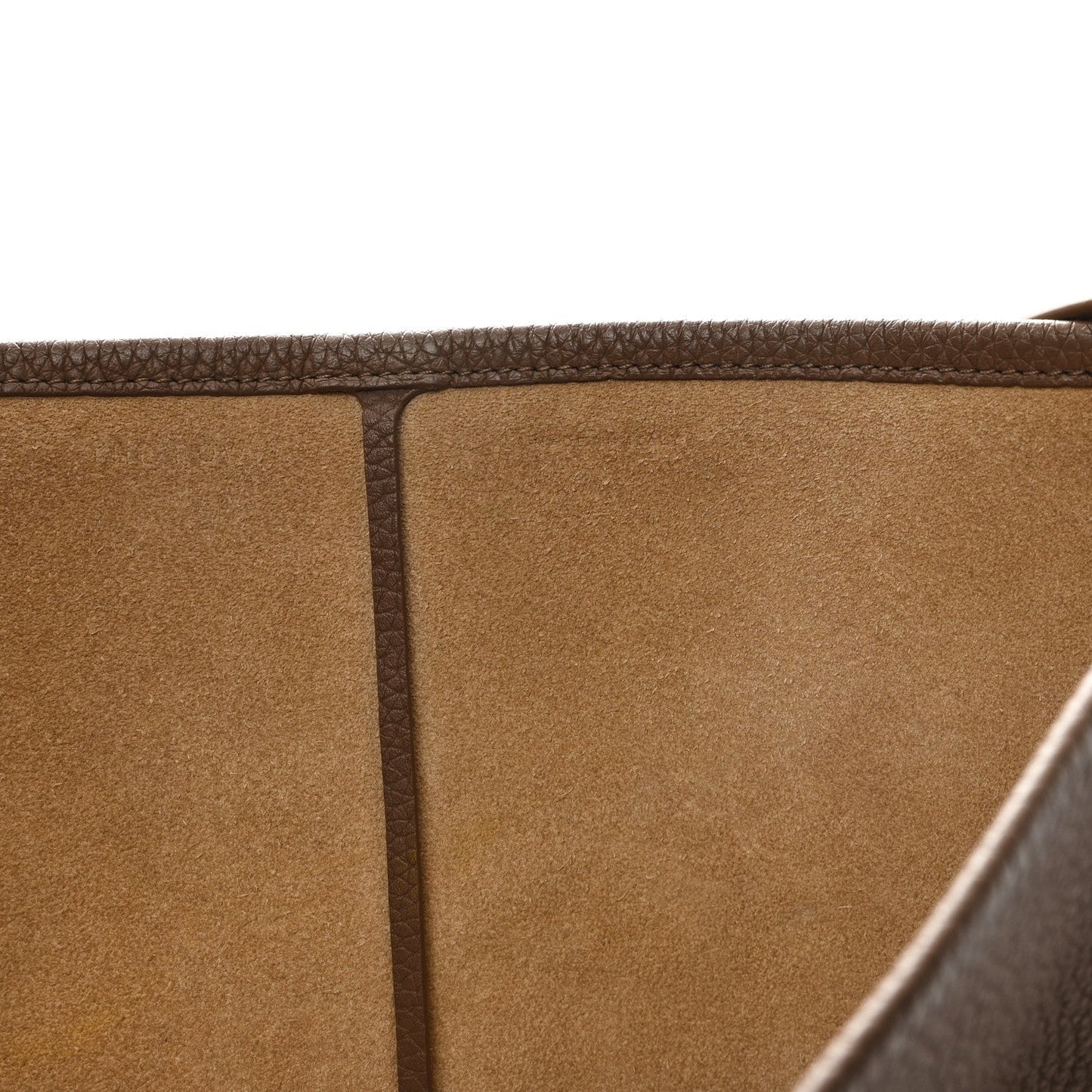 Grained Calfskin Large N/S Park Tote Dark Olive