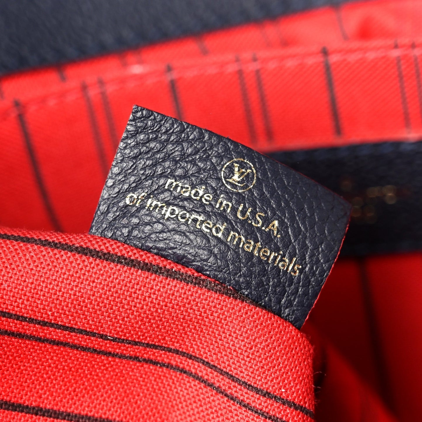 Empreinte Pochette Metis Marine Rouge