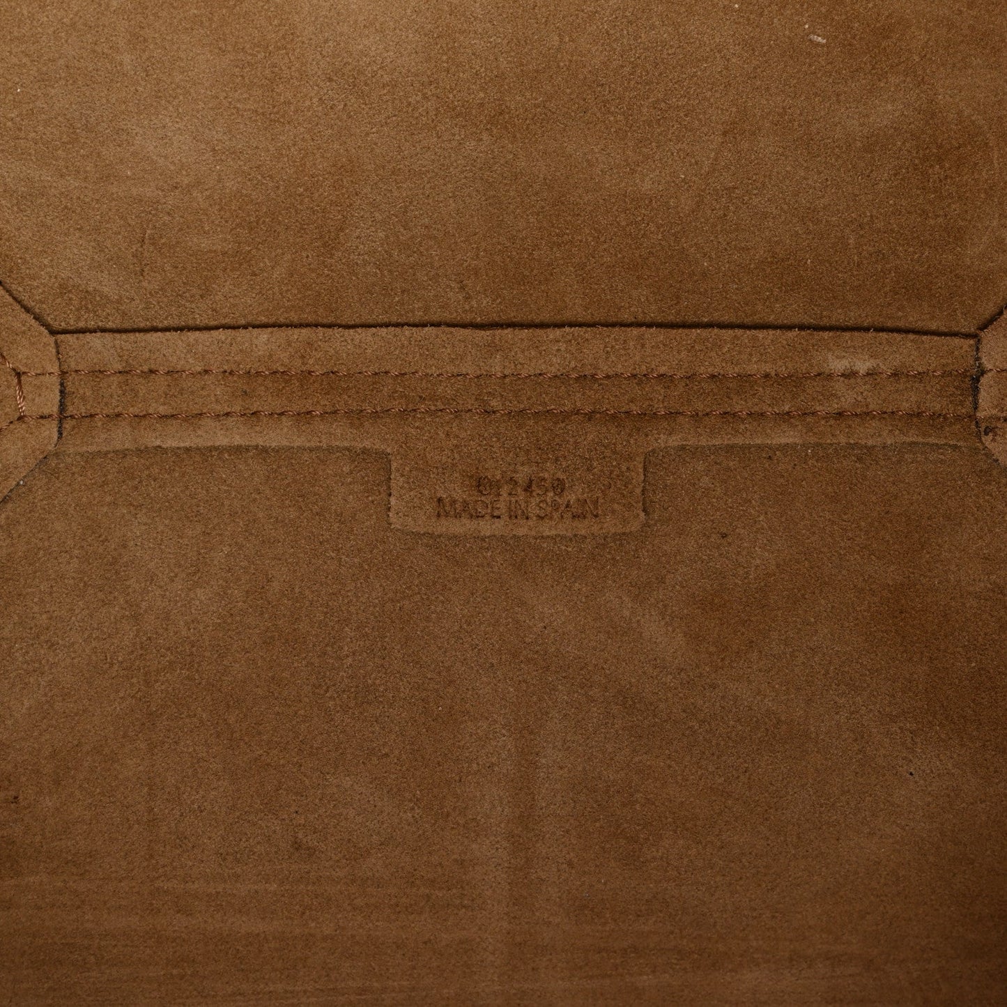 Shiny Calfskin Medium Puzzle Fold Tote Umber