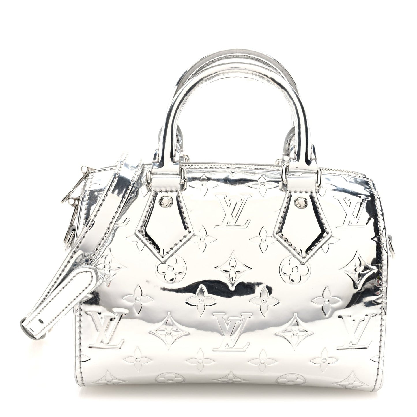 Monogram Miroir Speedy Bandouliere 20 Silver