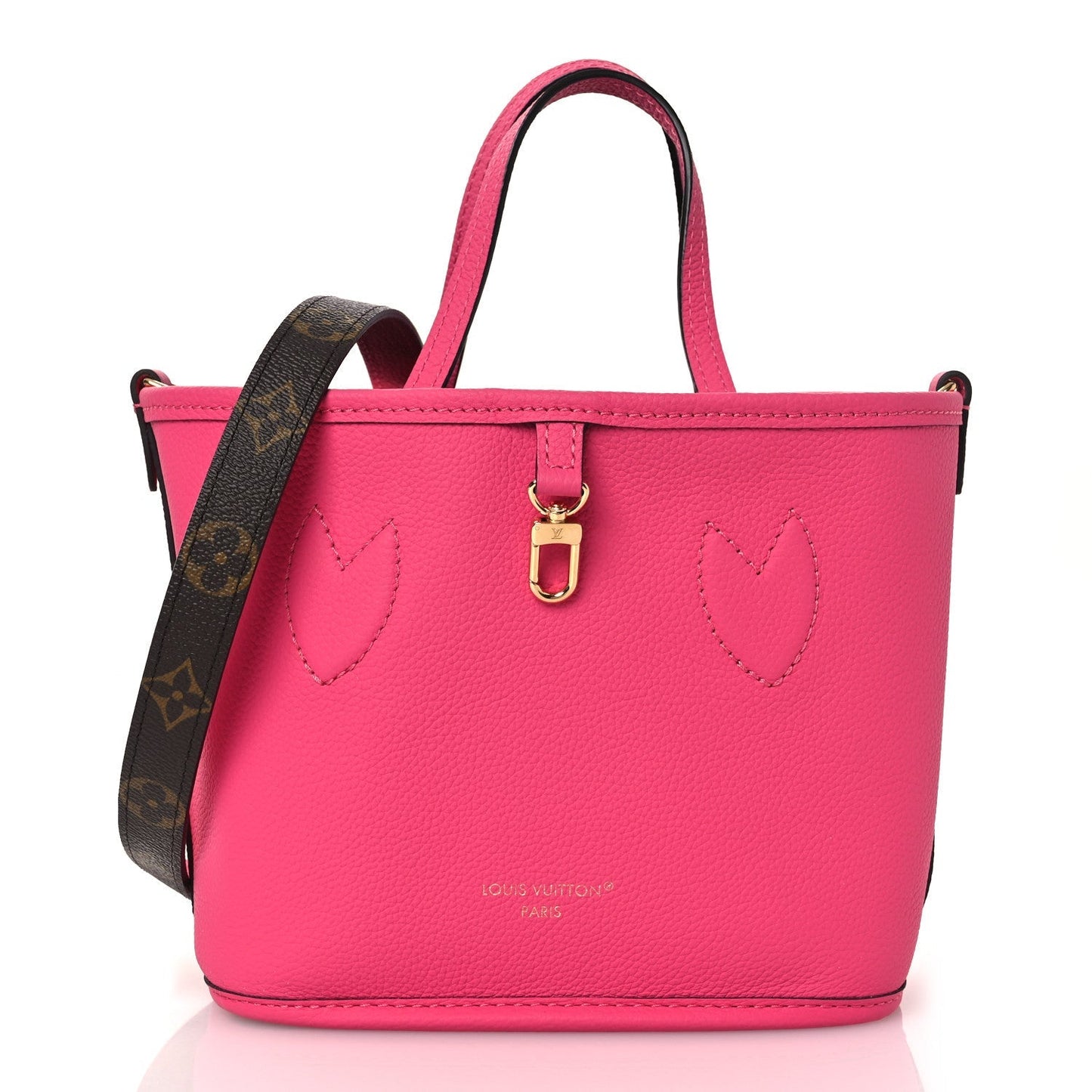 Monogram Neverfull Inside Out Bandouliere BB Rose Pondichery