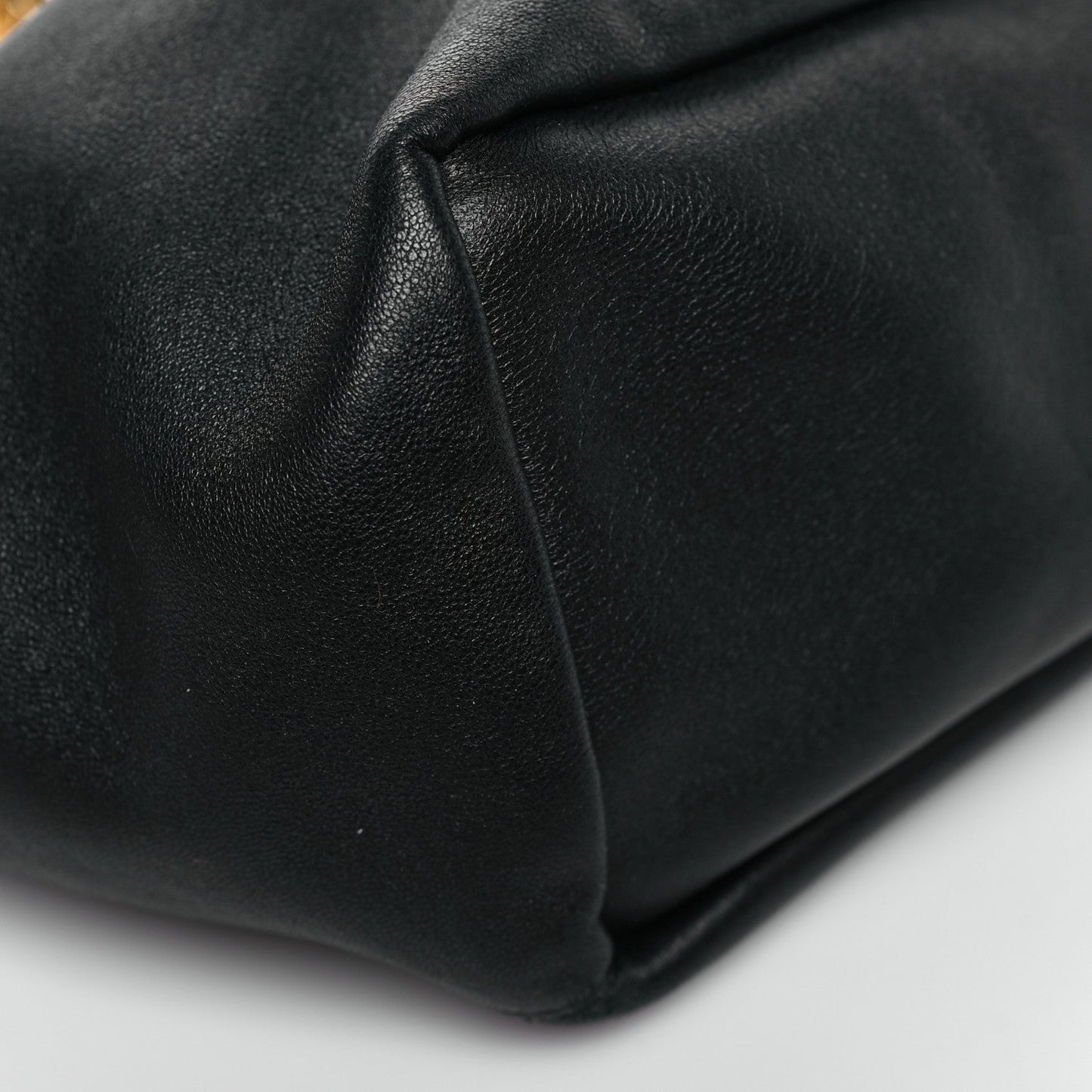 Nappa Small Squeeze Bag Black